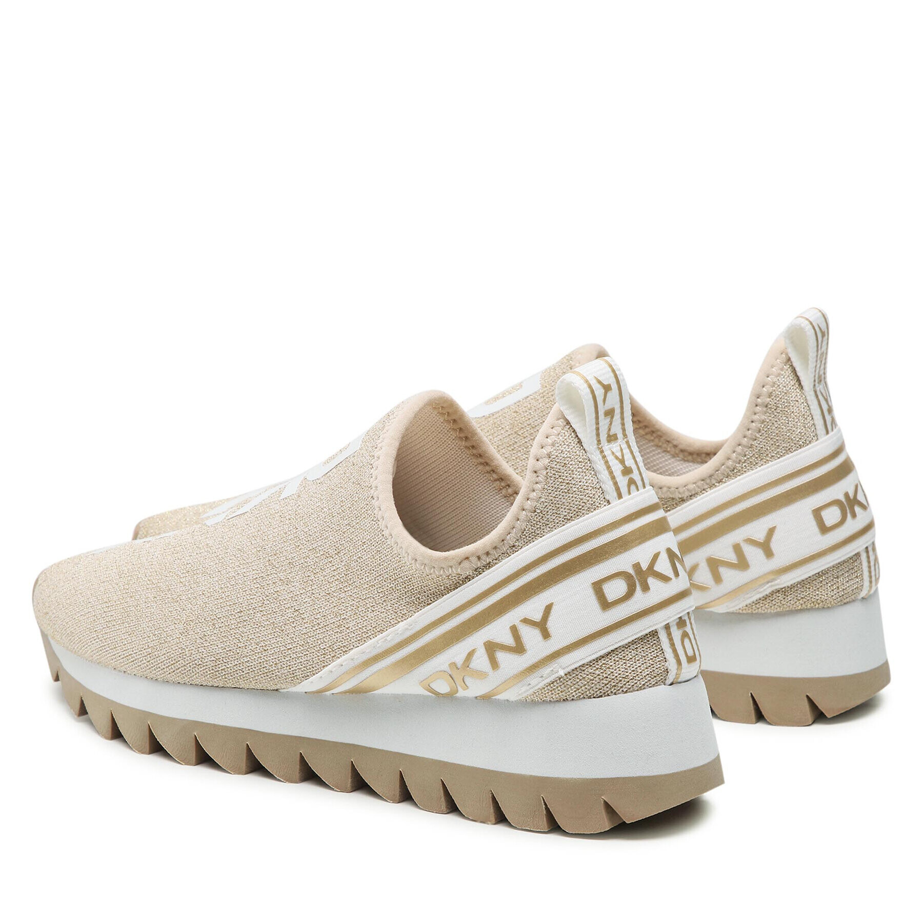 DKNY Сникърси Abbi K1270146 Златист - Pepit.bg