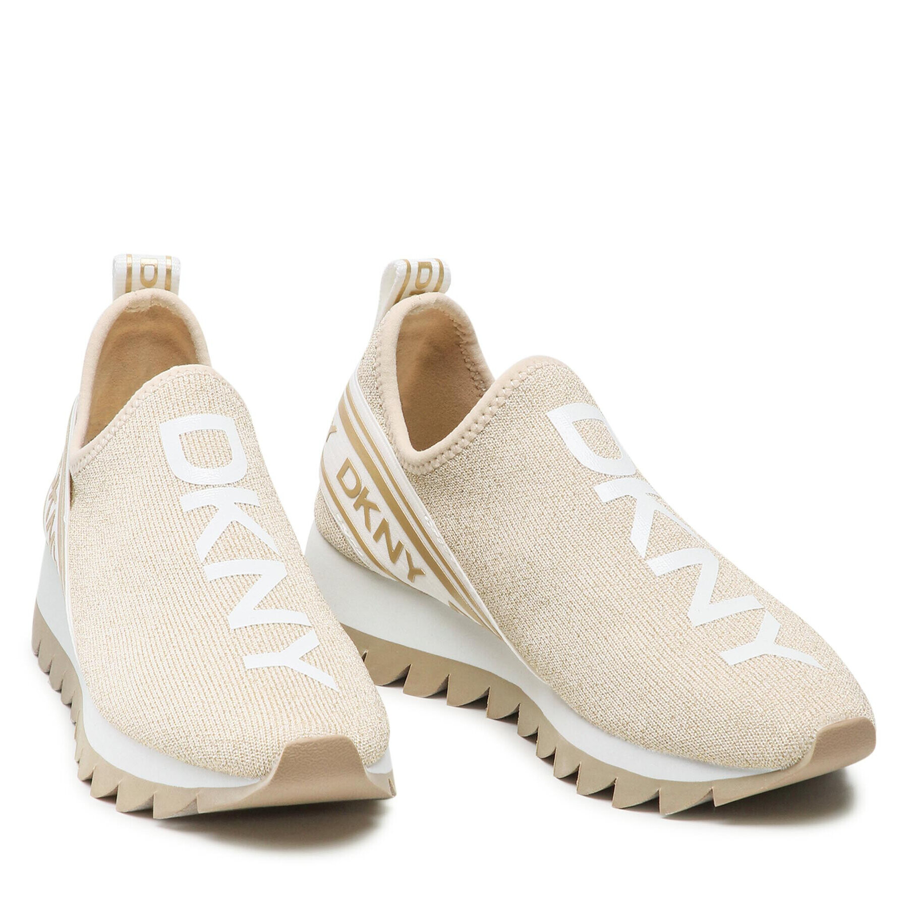 DKNY Сникърси Abbi K1270146 Златист - Pepit.bg
