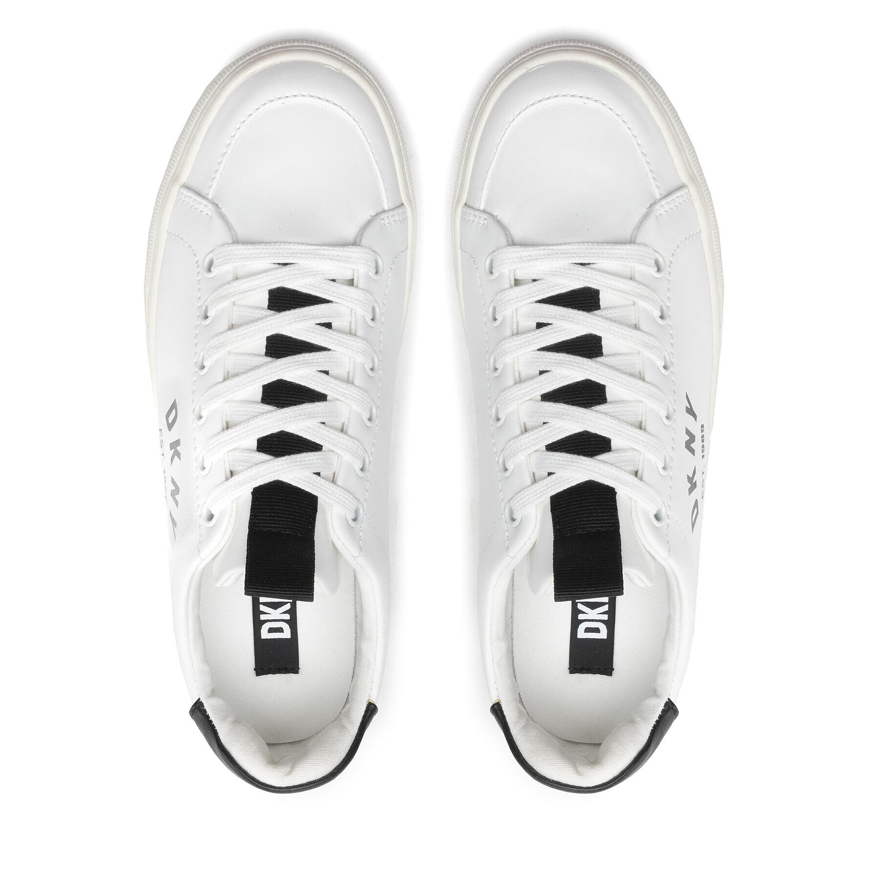 DKNY Сникърси Cara K4146181 Бял - Pepit.bg