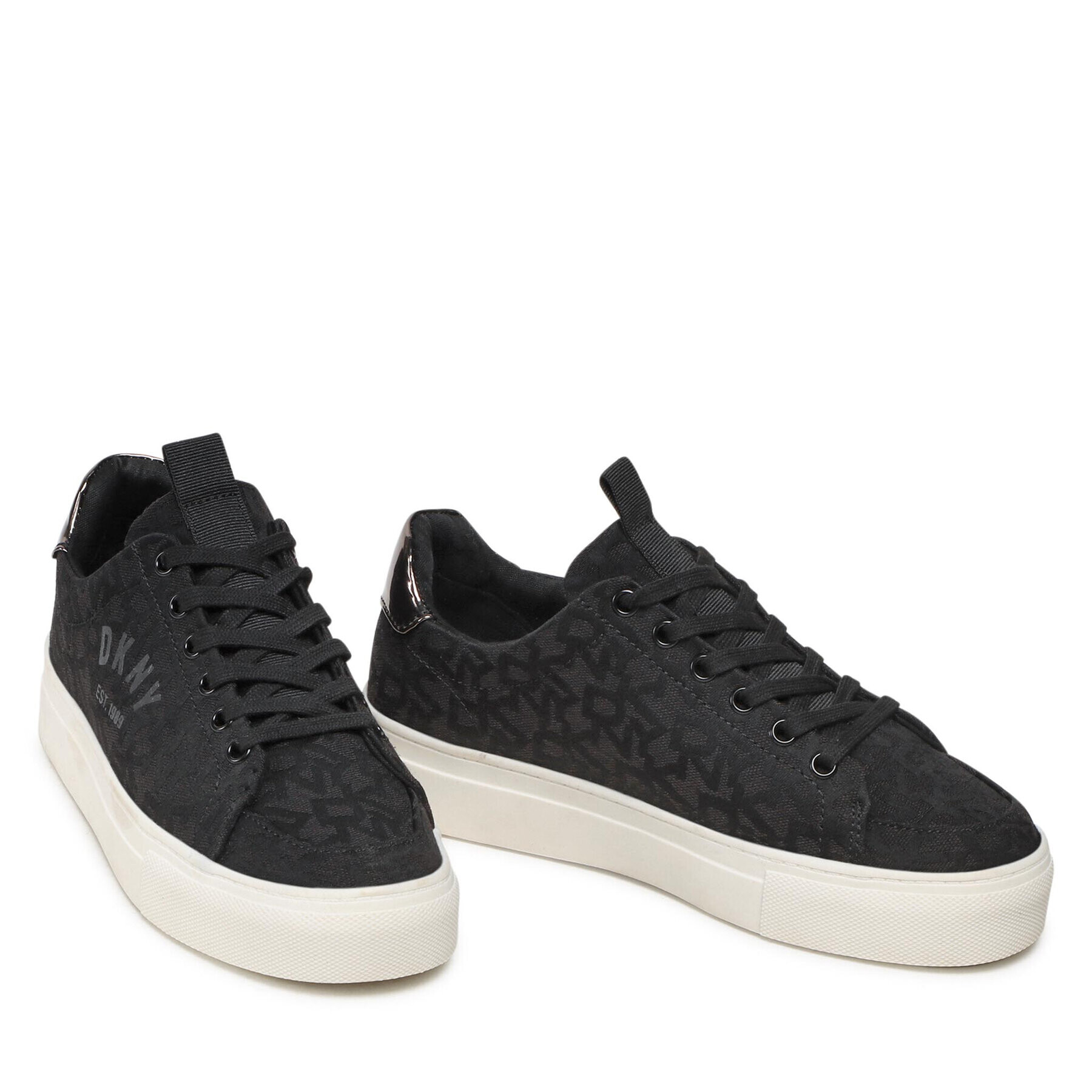 DKNY Сникърси Cara K4191321 Черен - Pepit.bg