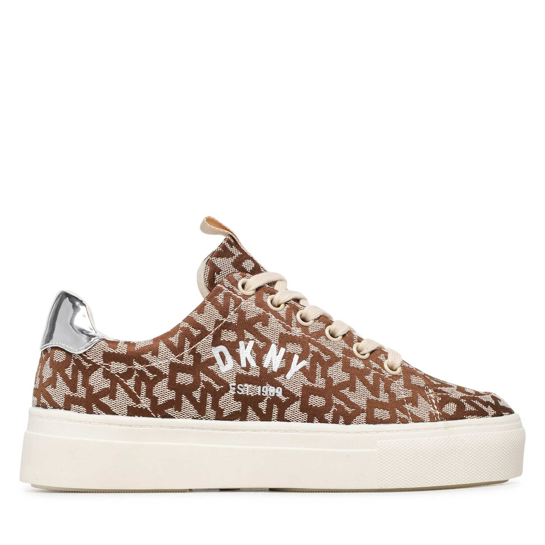 DKNY Сникърси Cara K4191321 Кафяв - Pepit.bg
