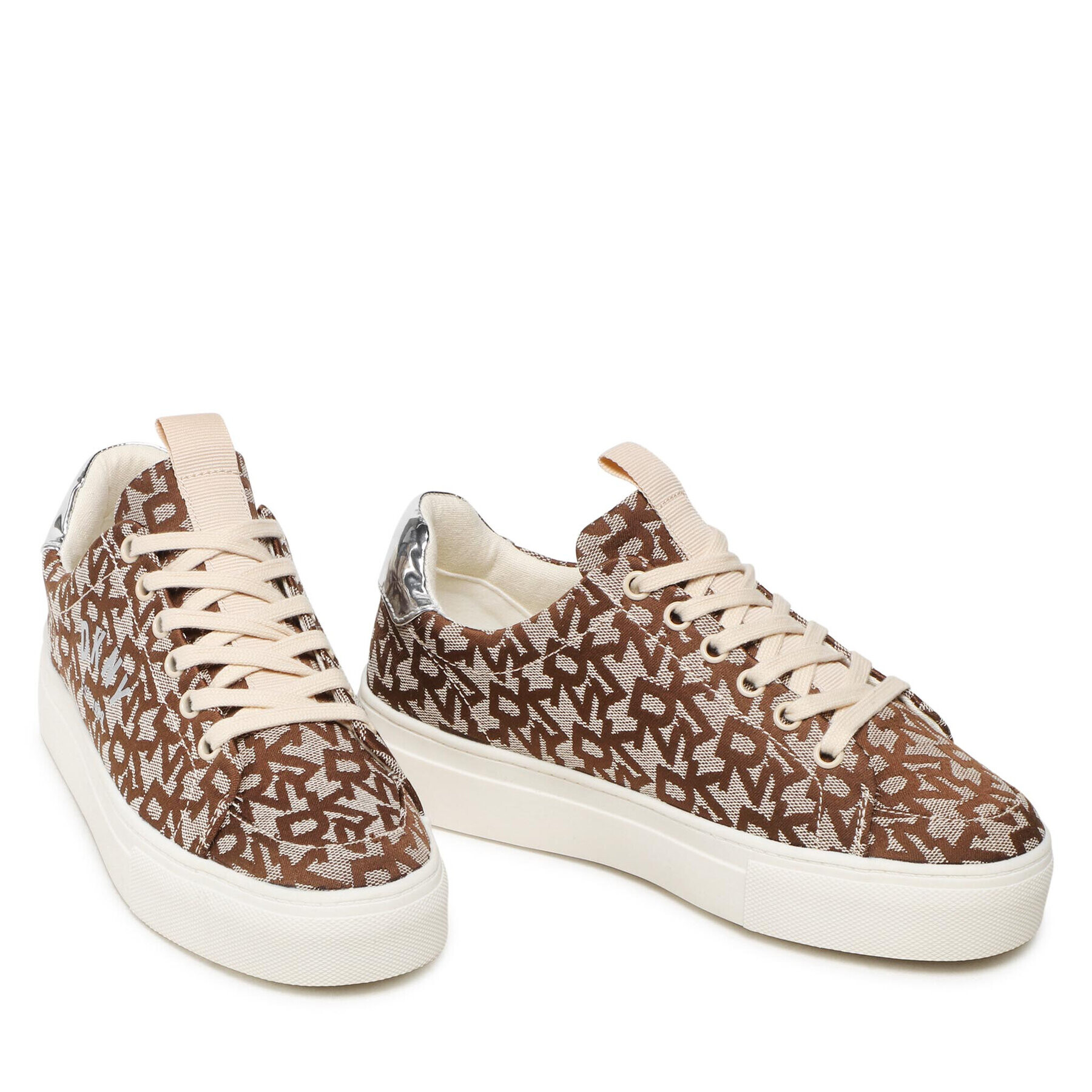DKNY Сникърси Cara K4191321 Кафяв - Pepit.bg