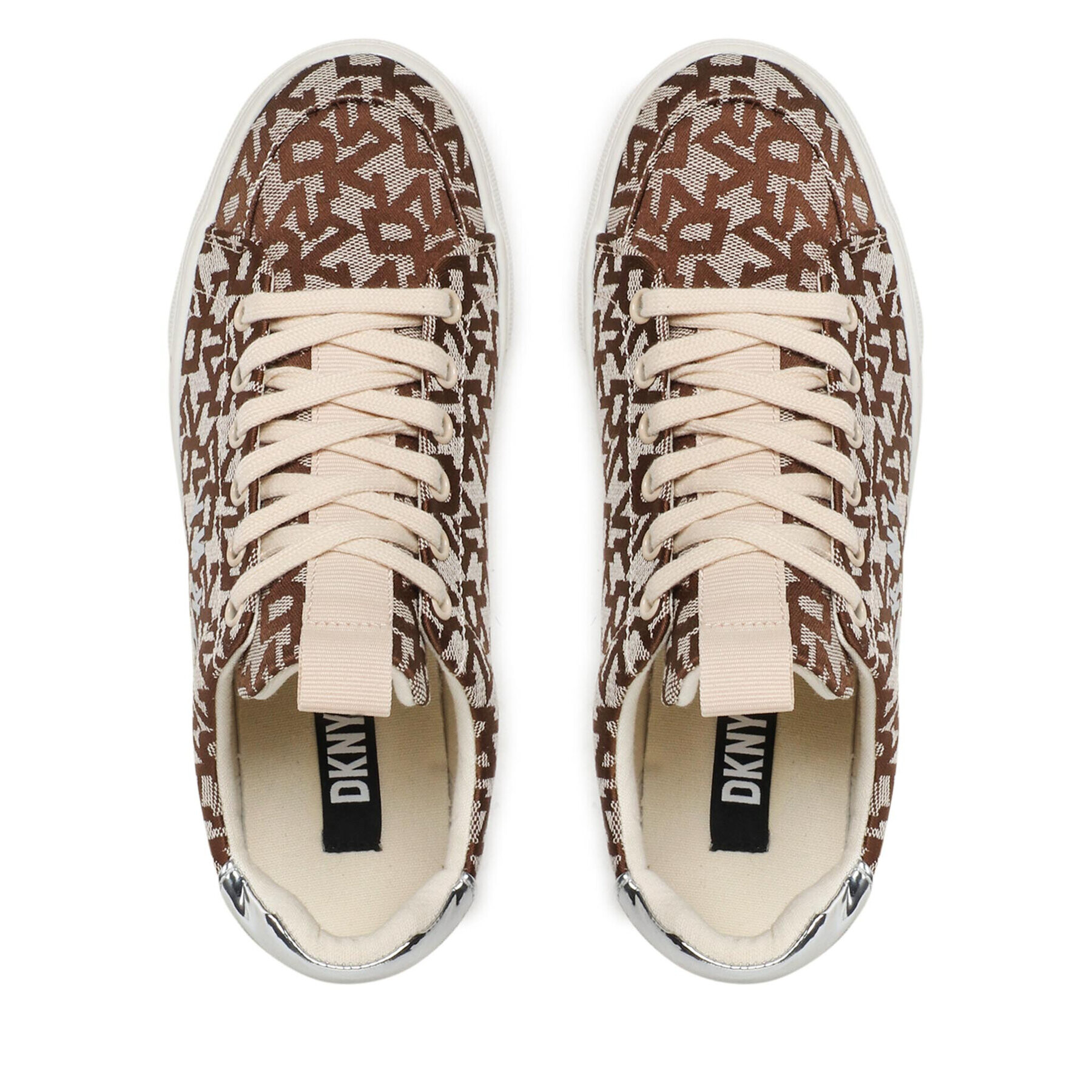 DKNY Сникърси Cara K4191321 Кафяв - Pepit.bg