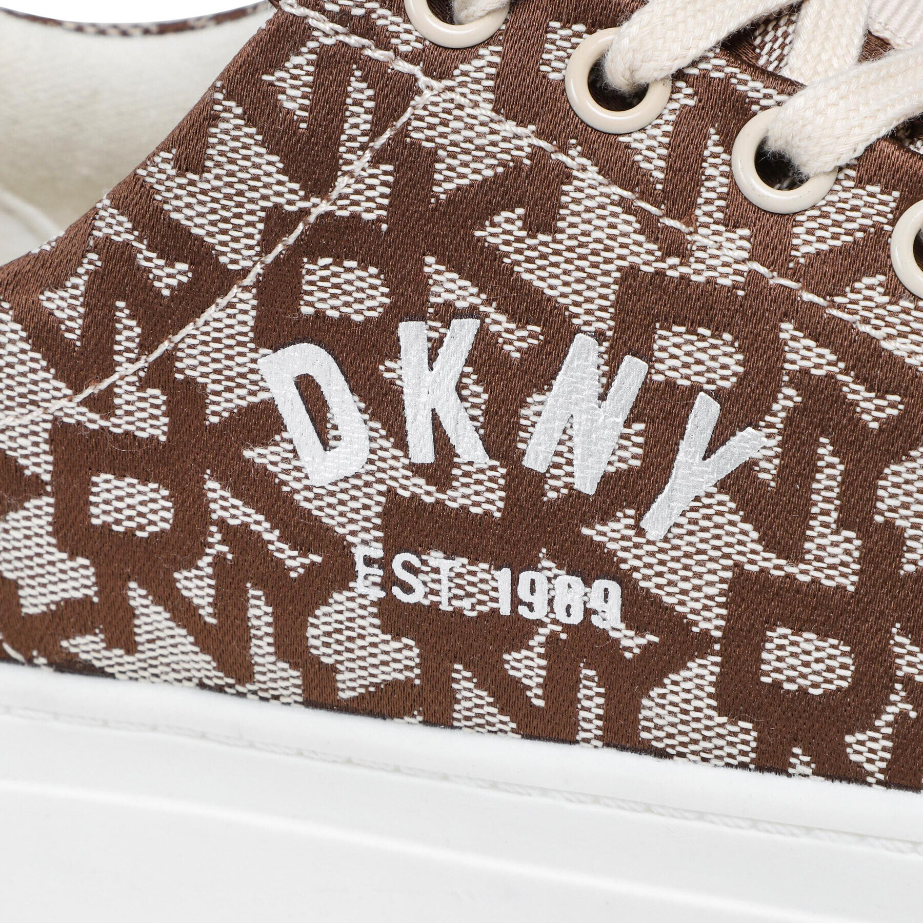 DKNY Сникърси Cara K4191321 Кафяв - Pepit.bg