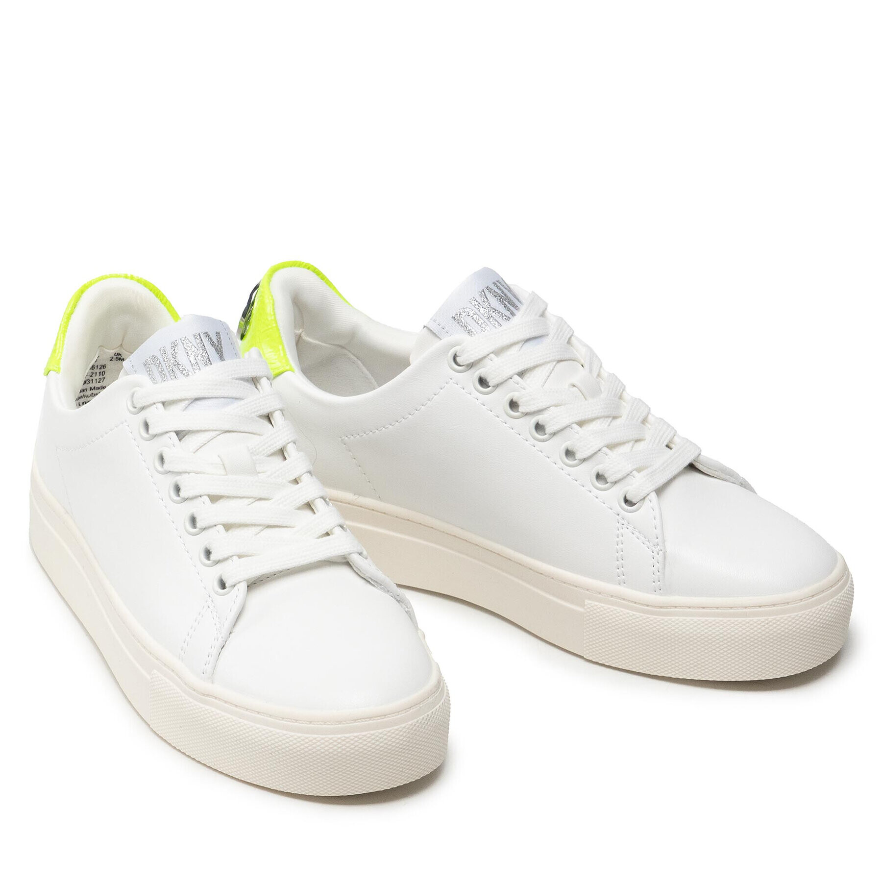DKNY Сникърси Chambers-lace Up S K4146126 Бял - Pepit.bg