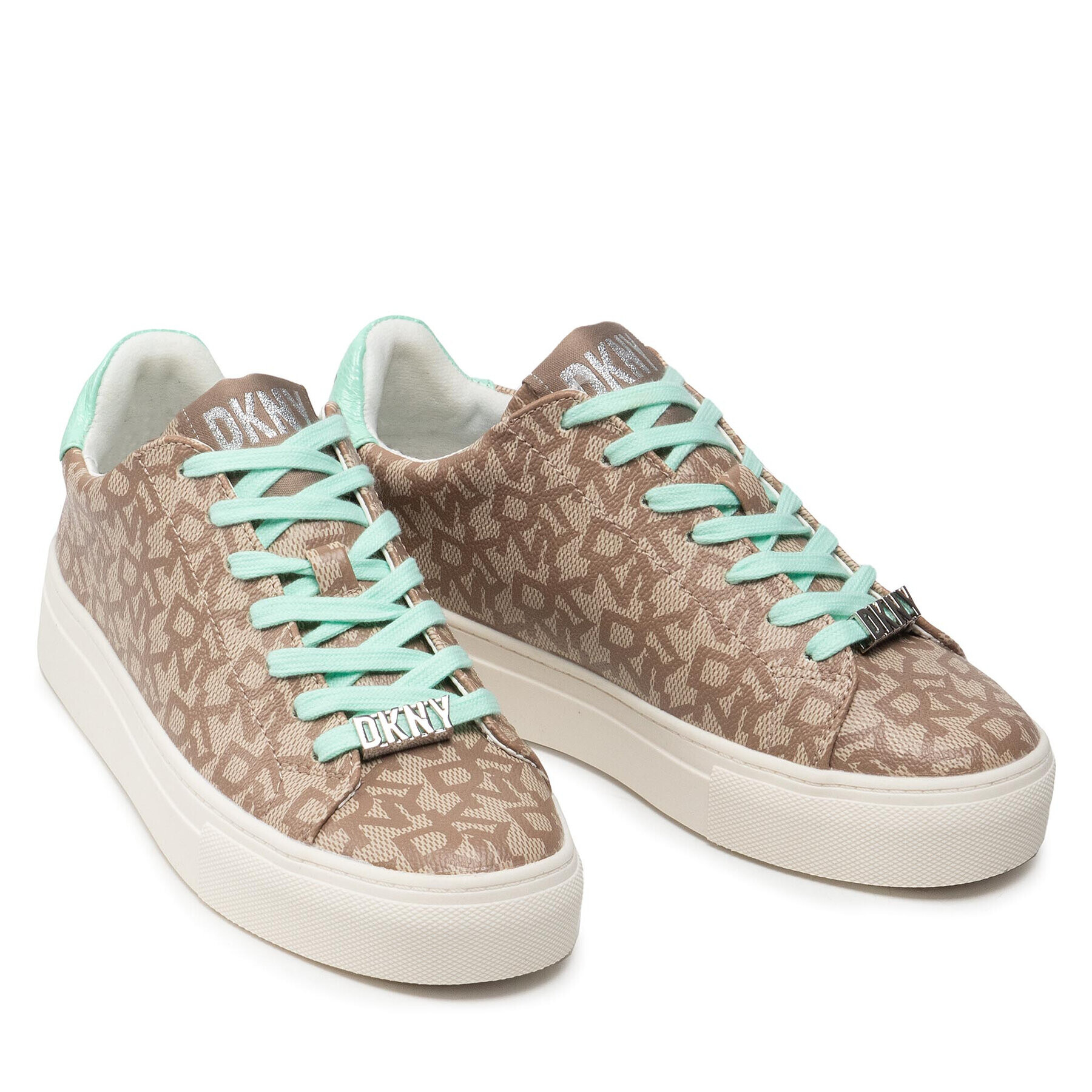 DKNY Сникърси Chandra K4193027 Кафяв - Pepit.bg