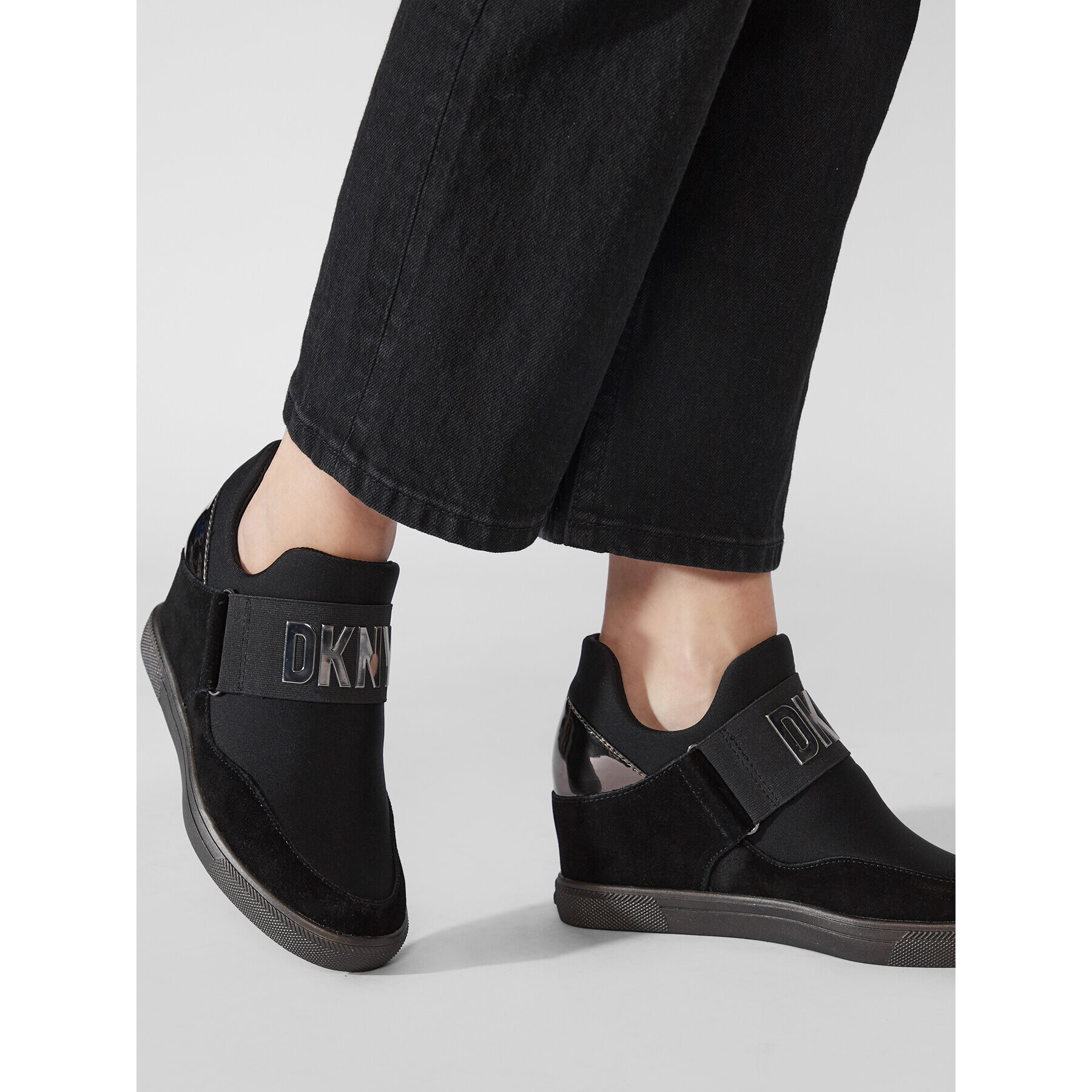 DKNY Сникърси Cosmos K3270133 Черен - Pepit.bg