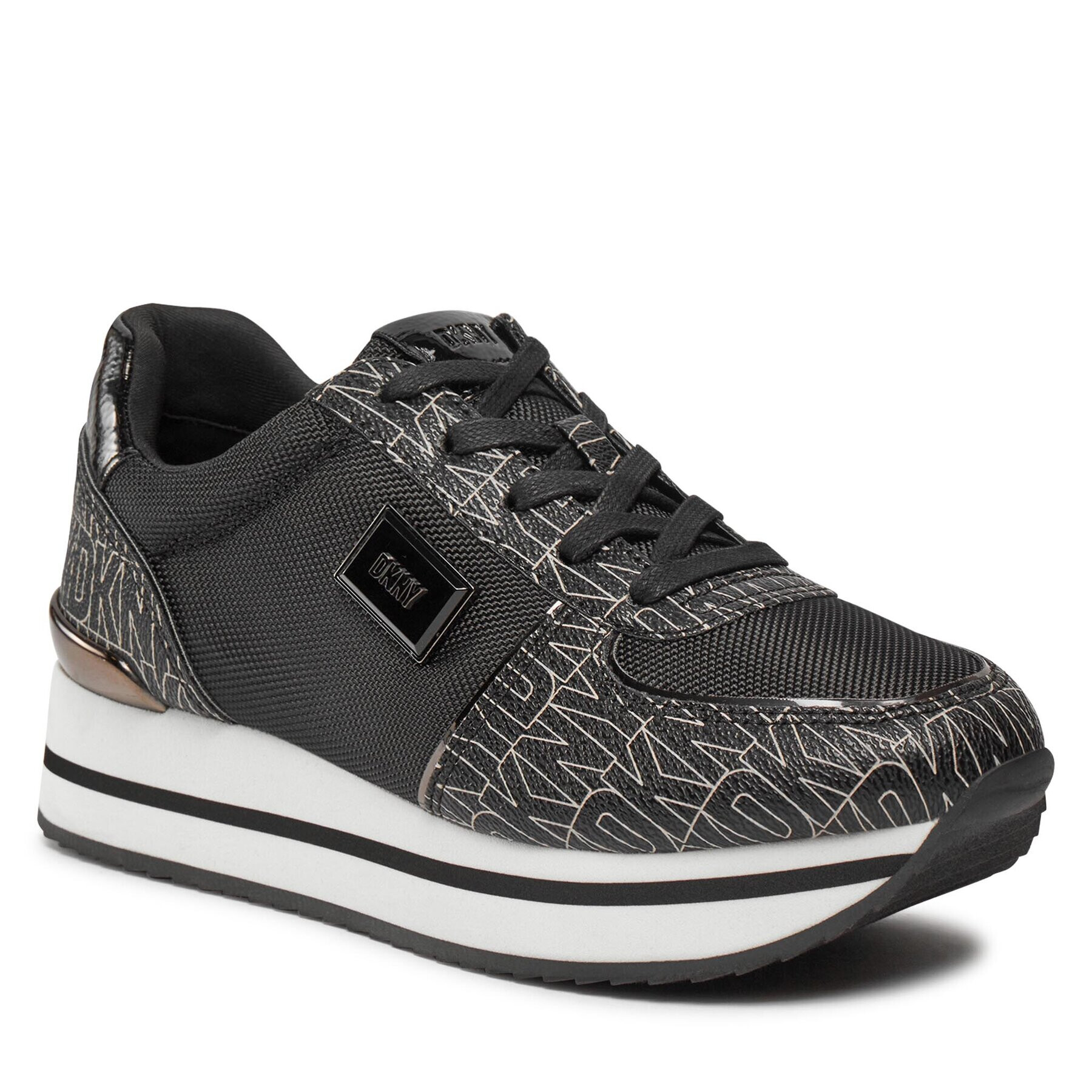 DKNY Сникърси Davie K3314512 Черен - Pepit.bg
