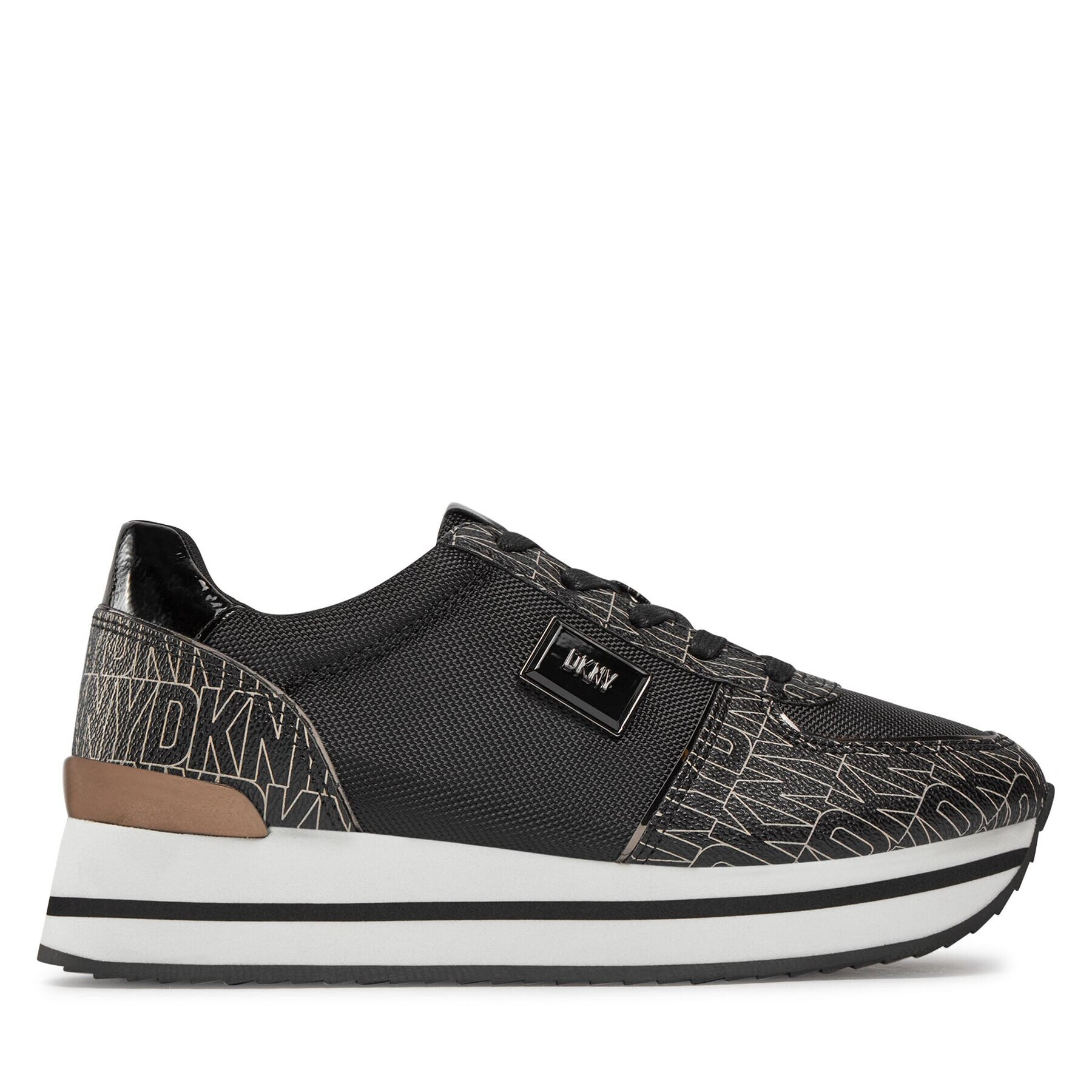 DKNY Сникърси Davie K3314512 Черен - Pepit.bg