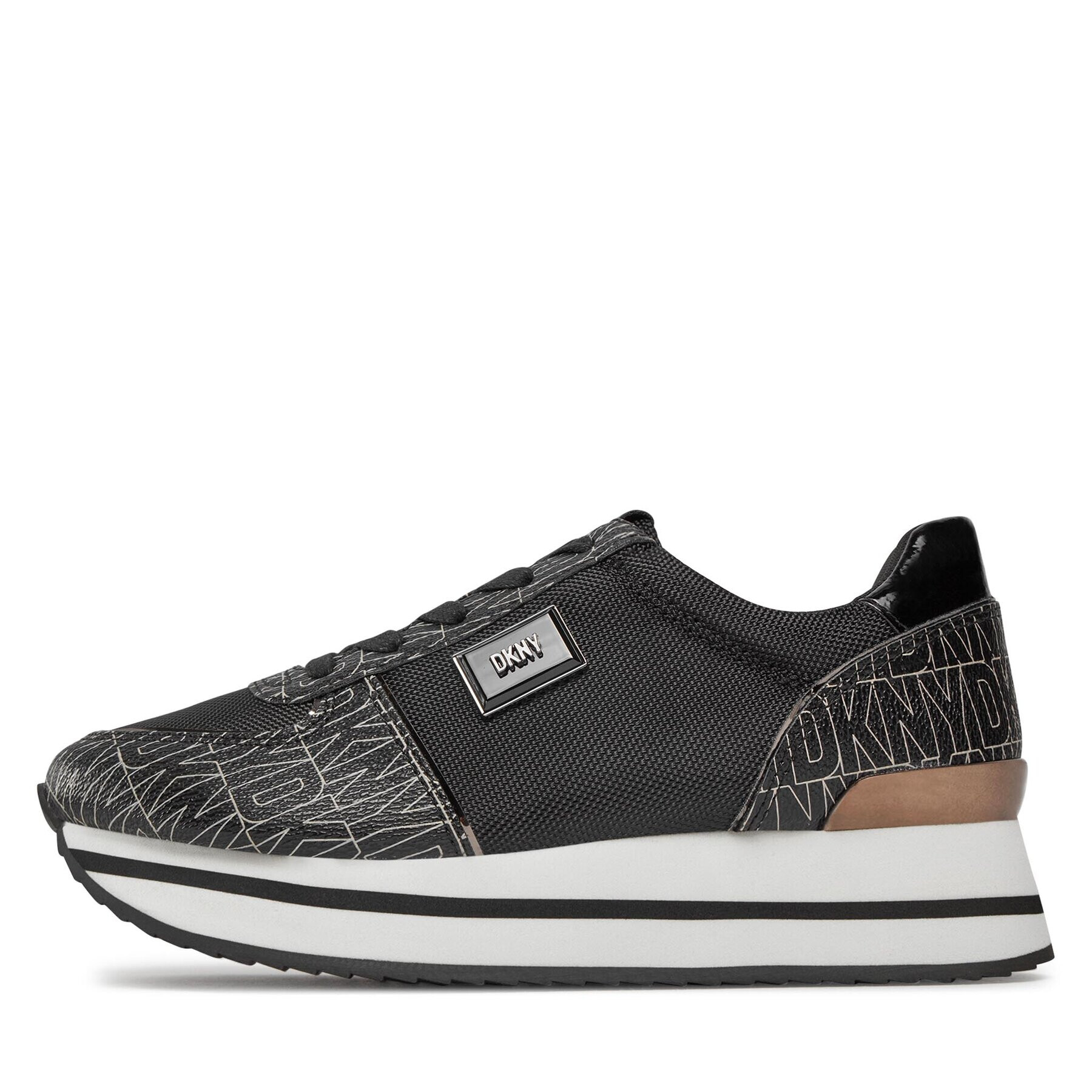DKNY Сникърси Davie K3314512 Черен - Pepit.bg