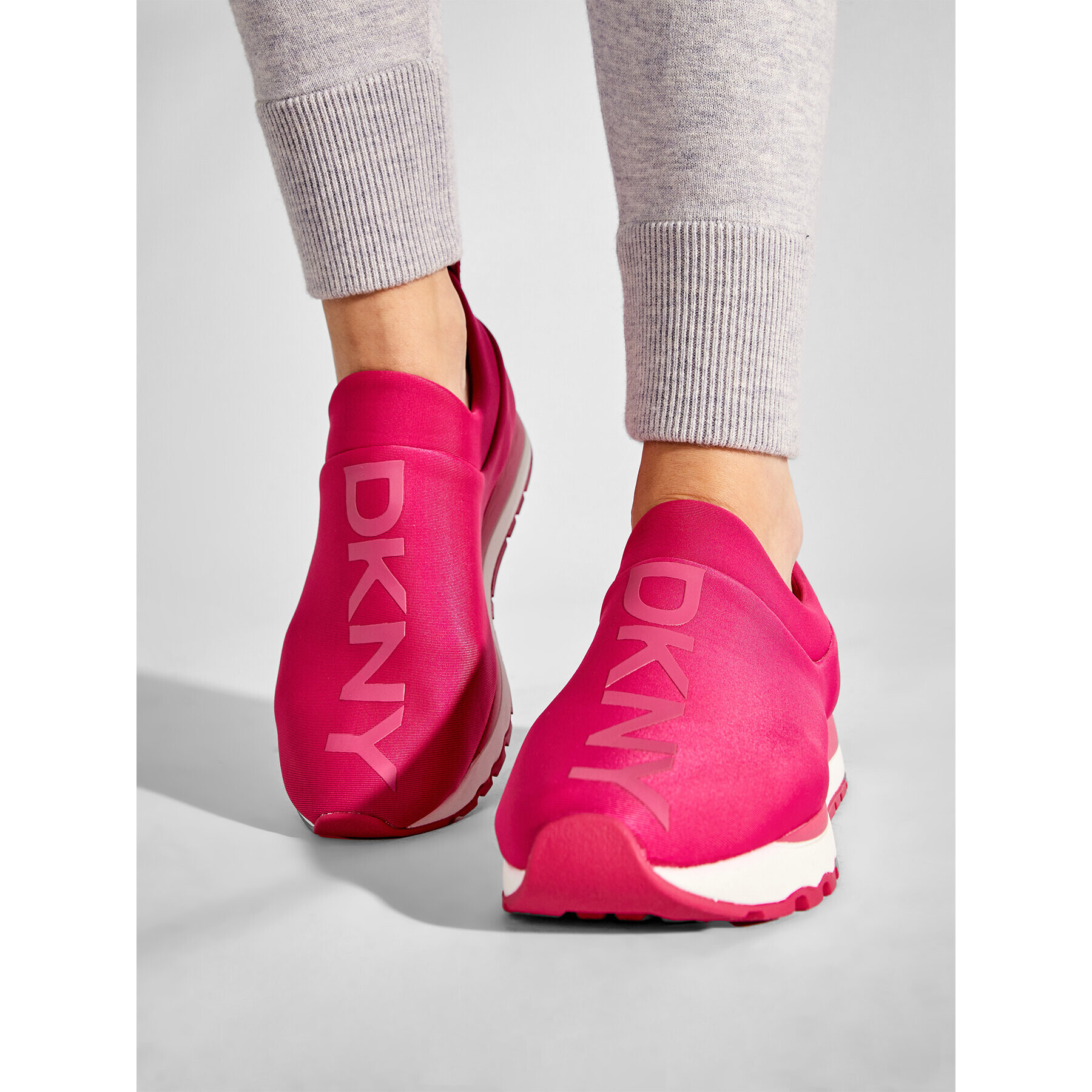 DKNY Сникърси Jadyn K1258120 Розов - Pepit.bg