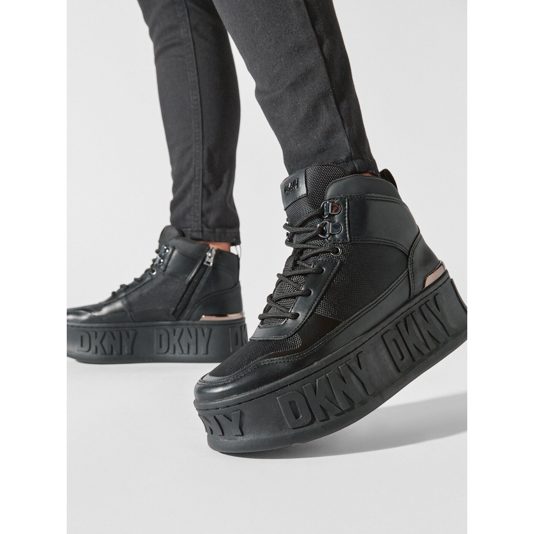 DKNY Сникърси Layne K3399561 Черен - Pepit.bg