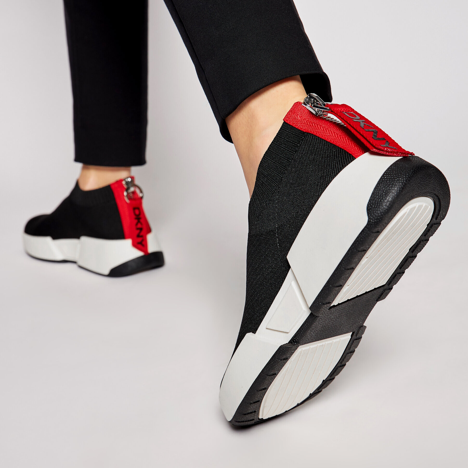 DKNY Сникърси Marcel K2930012 Черен - Pepit.bg