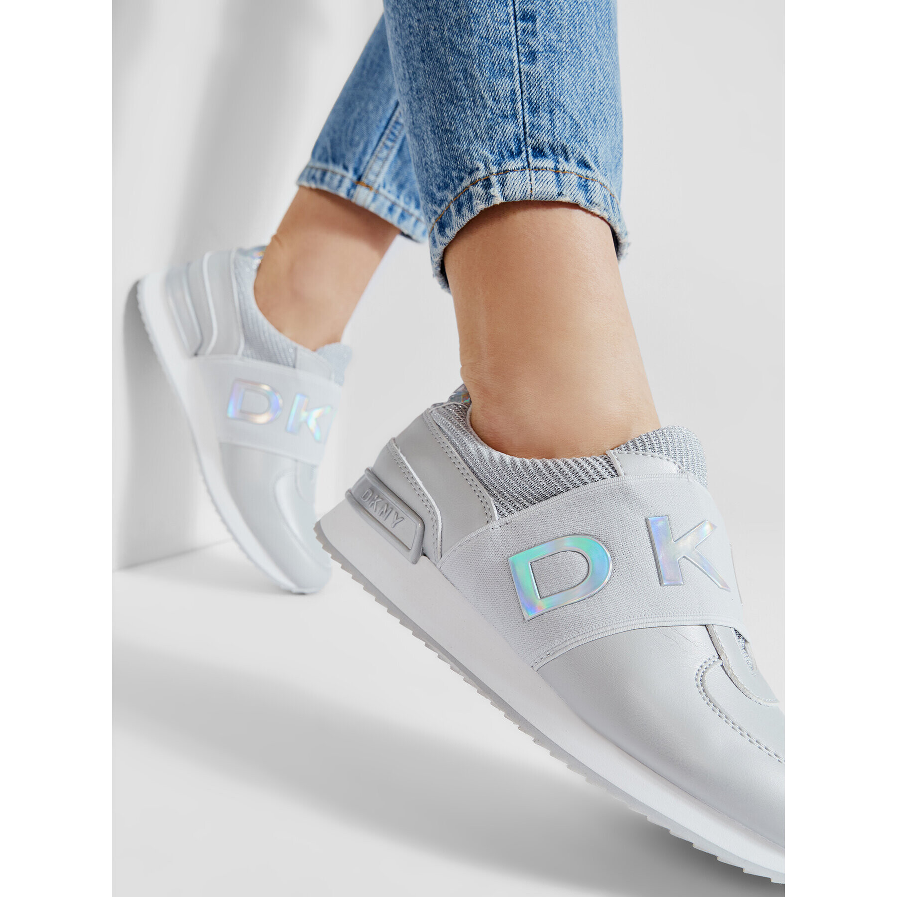 DKNY Сникърси Marli K4147063 Сив - Pepit.bg