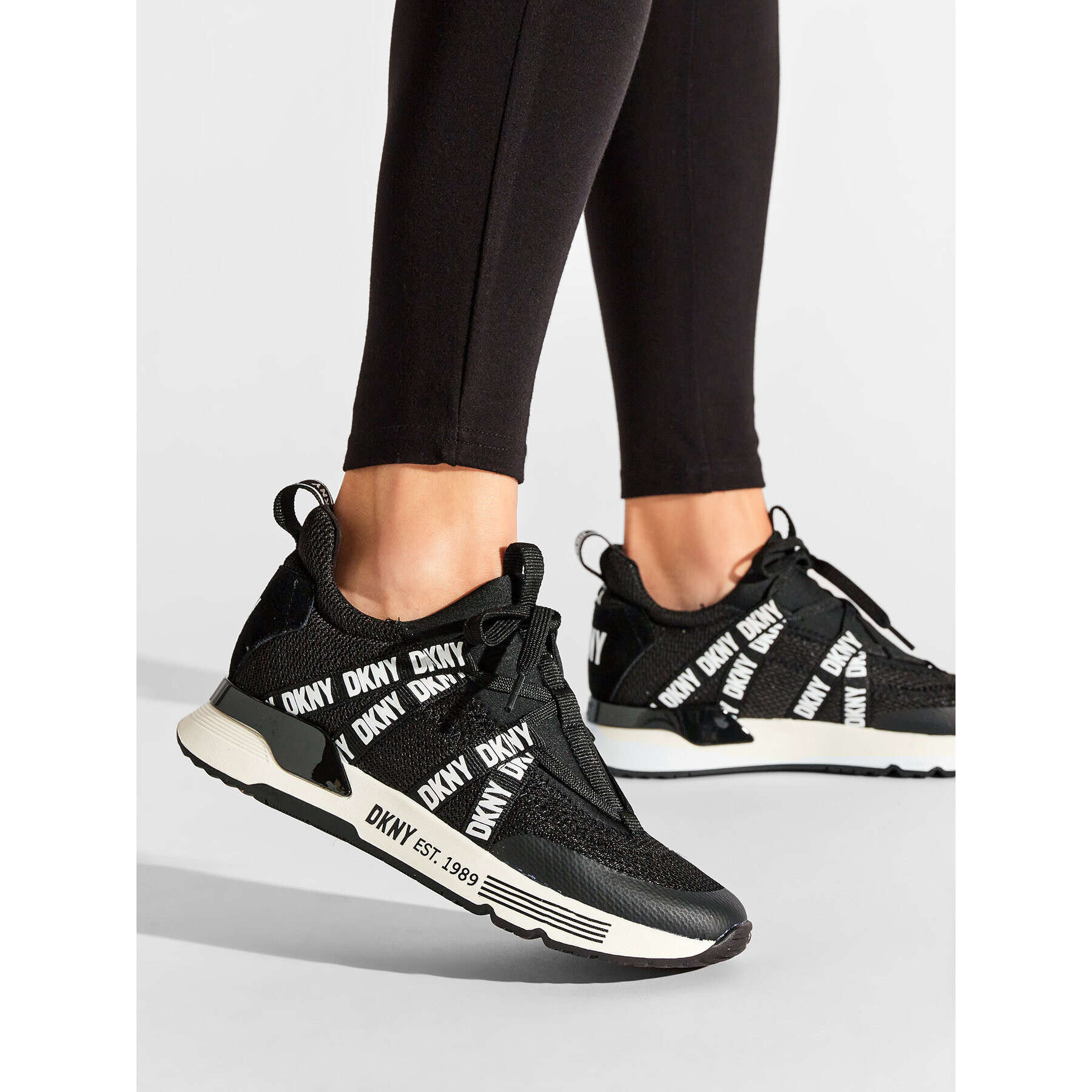 DKNY Сникърси Nash K1205362 Черен - Pepit.bg