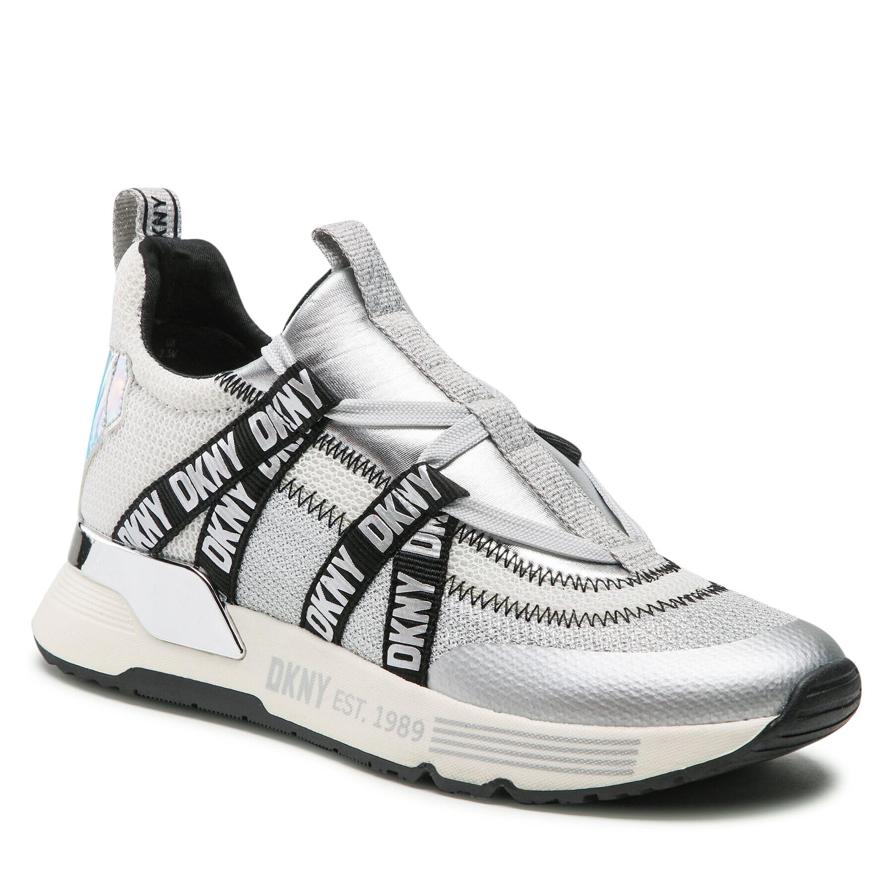 DKNY Сникърси Nash K1271442 Сребрист - Pepit.bg