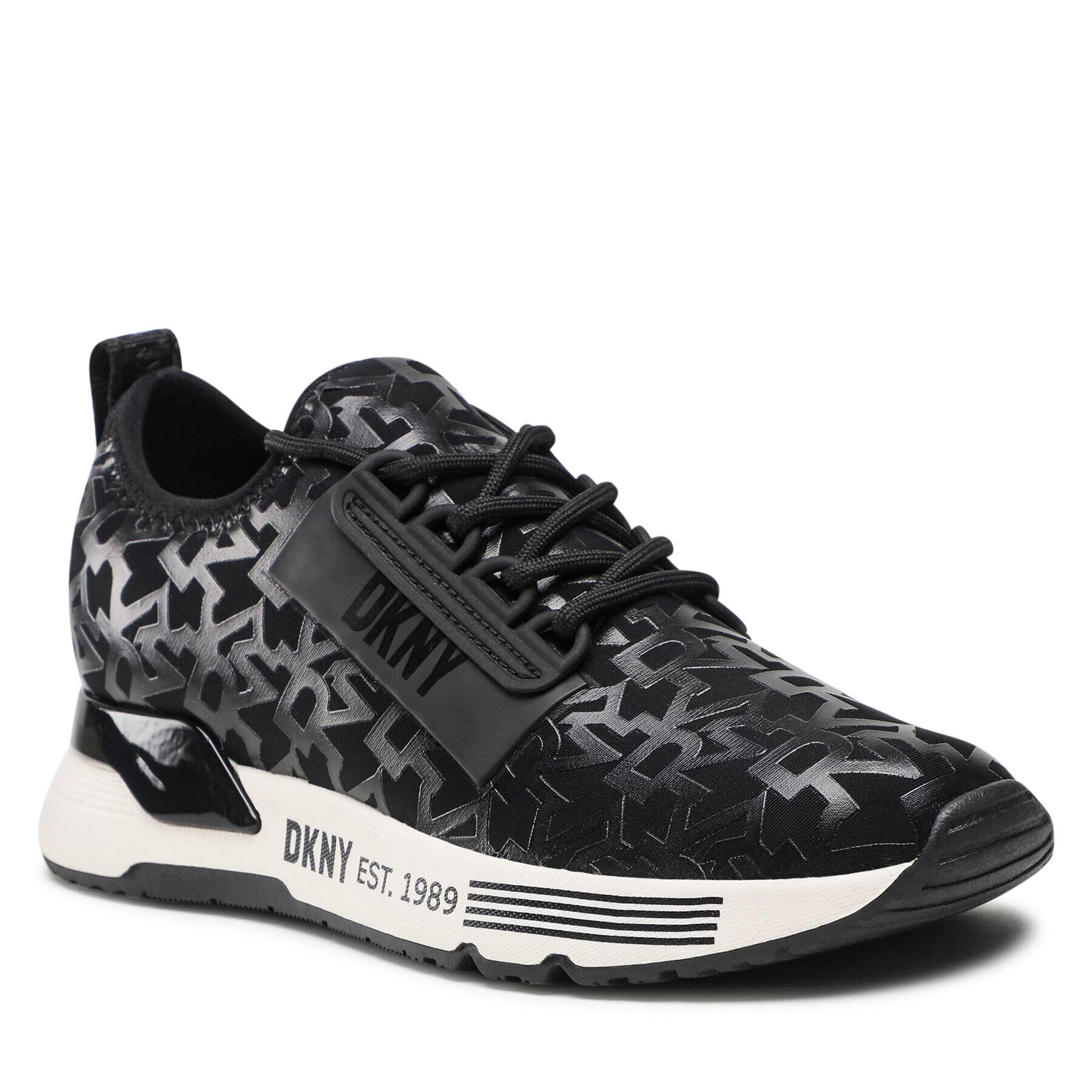 DKNY Сникърси Natalie K1267413 Черен - Pepit.bg