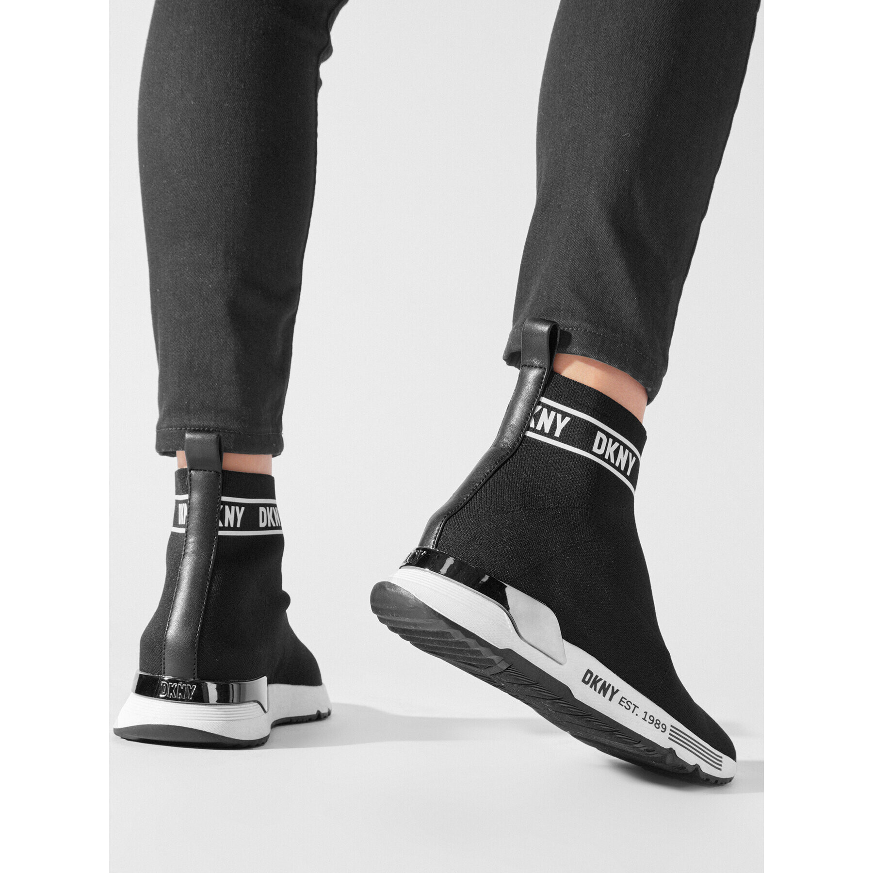 DKNY Сникърси Neddie K3387121 Черен - Pepit.bg