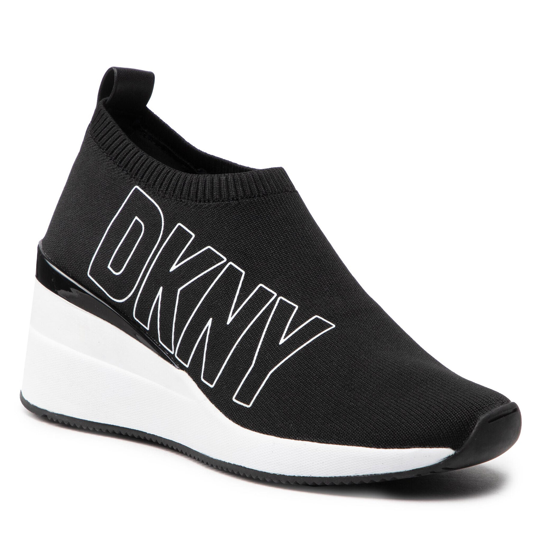 DKNY Сникърси -Pavi-Slip On Wedge Черен - Pepit.bg