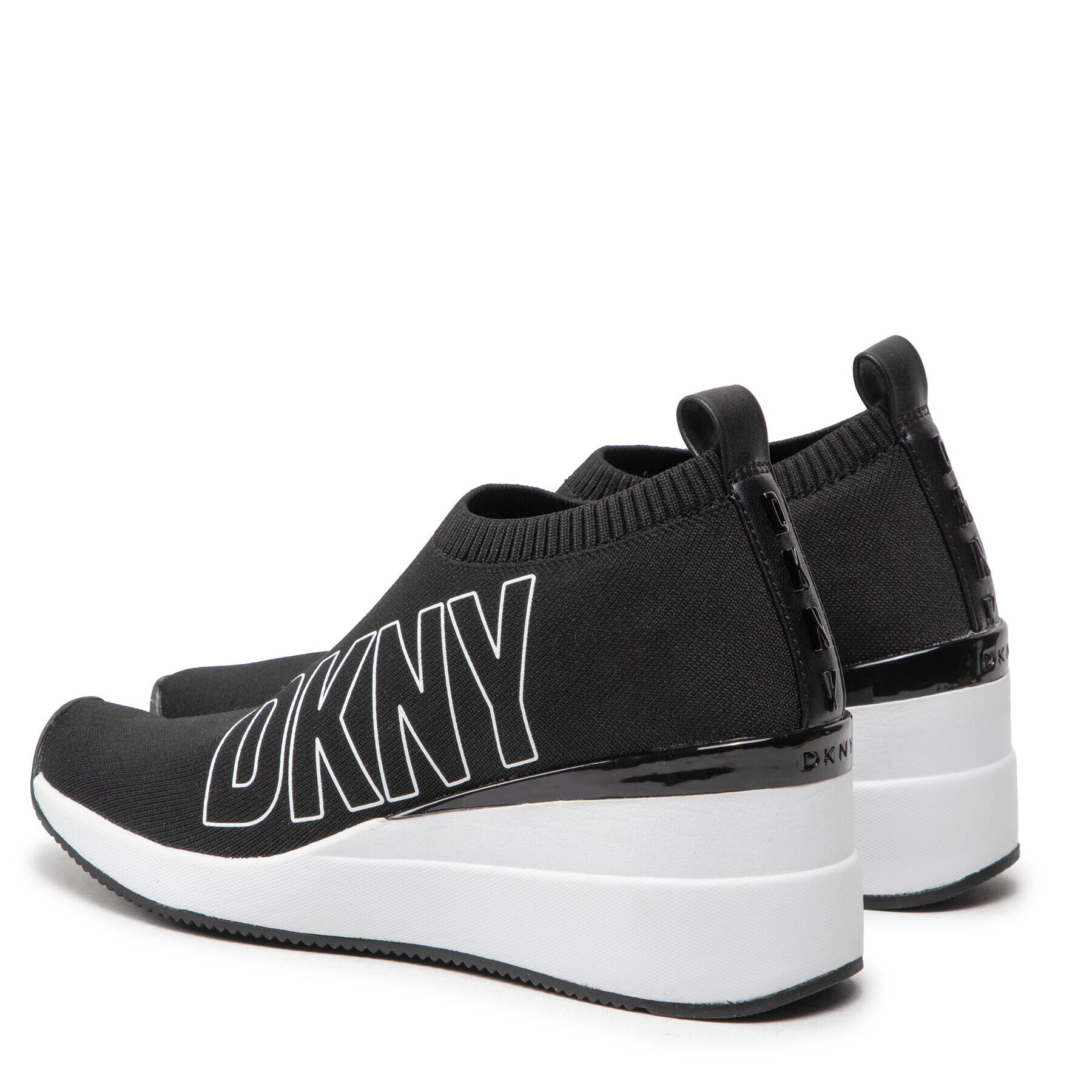 DKNY Сникърси -Pavi-Slip On Wedge Черен - Pepit.bg