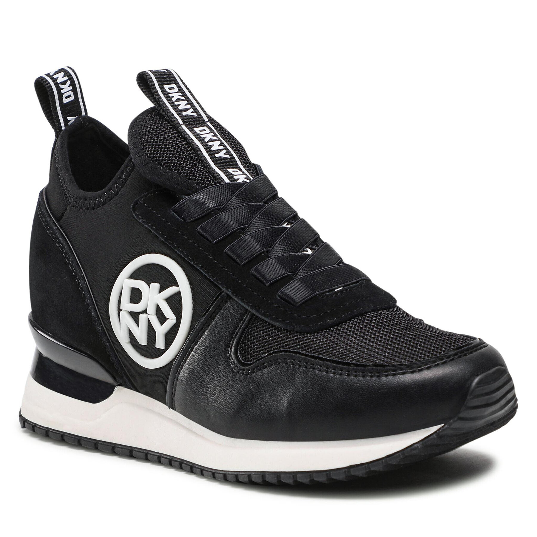 DKNY Сникърси Sabatini K1243124 Черен - Pepit.bg