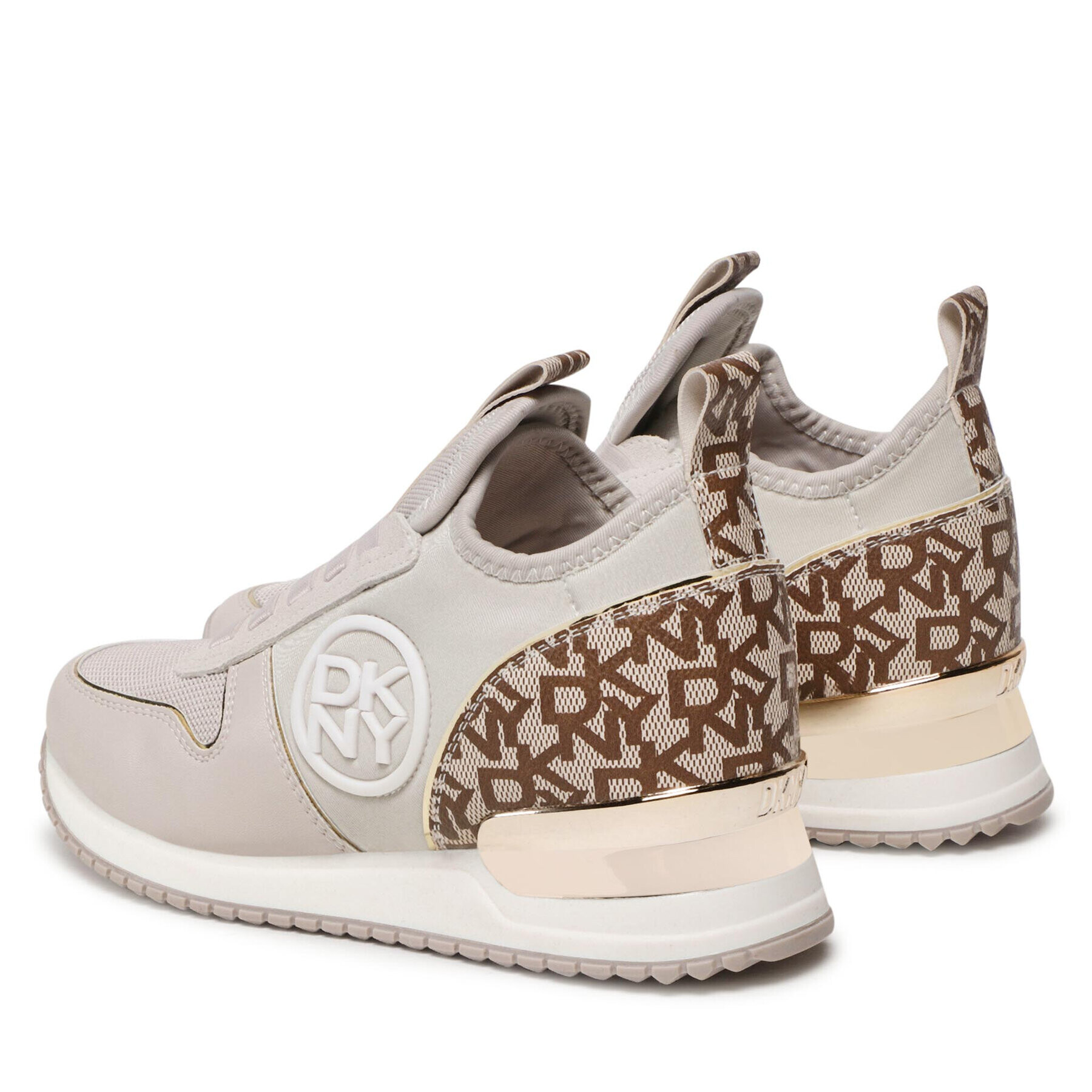 DKNY Сникърси Sabatini K1299414 Бежов - Pepit.bg