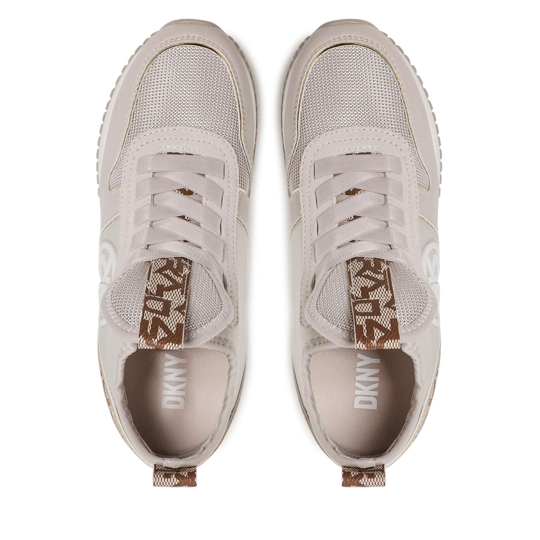 DKNY Сникърси Sabatini K1299414 Бежов - Pepit.bg