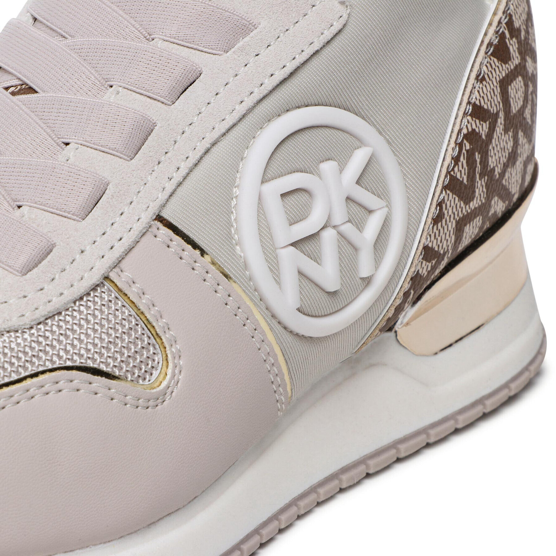 DKNY Сникърси Sabatini K1299414 Бежов - Pepit.bg