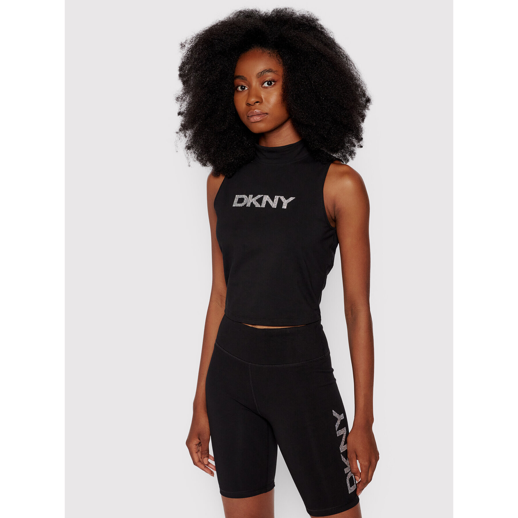 DKNY Sport Блуза DP1T8151 Черен Slim Fit - Pepit.bg