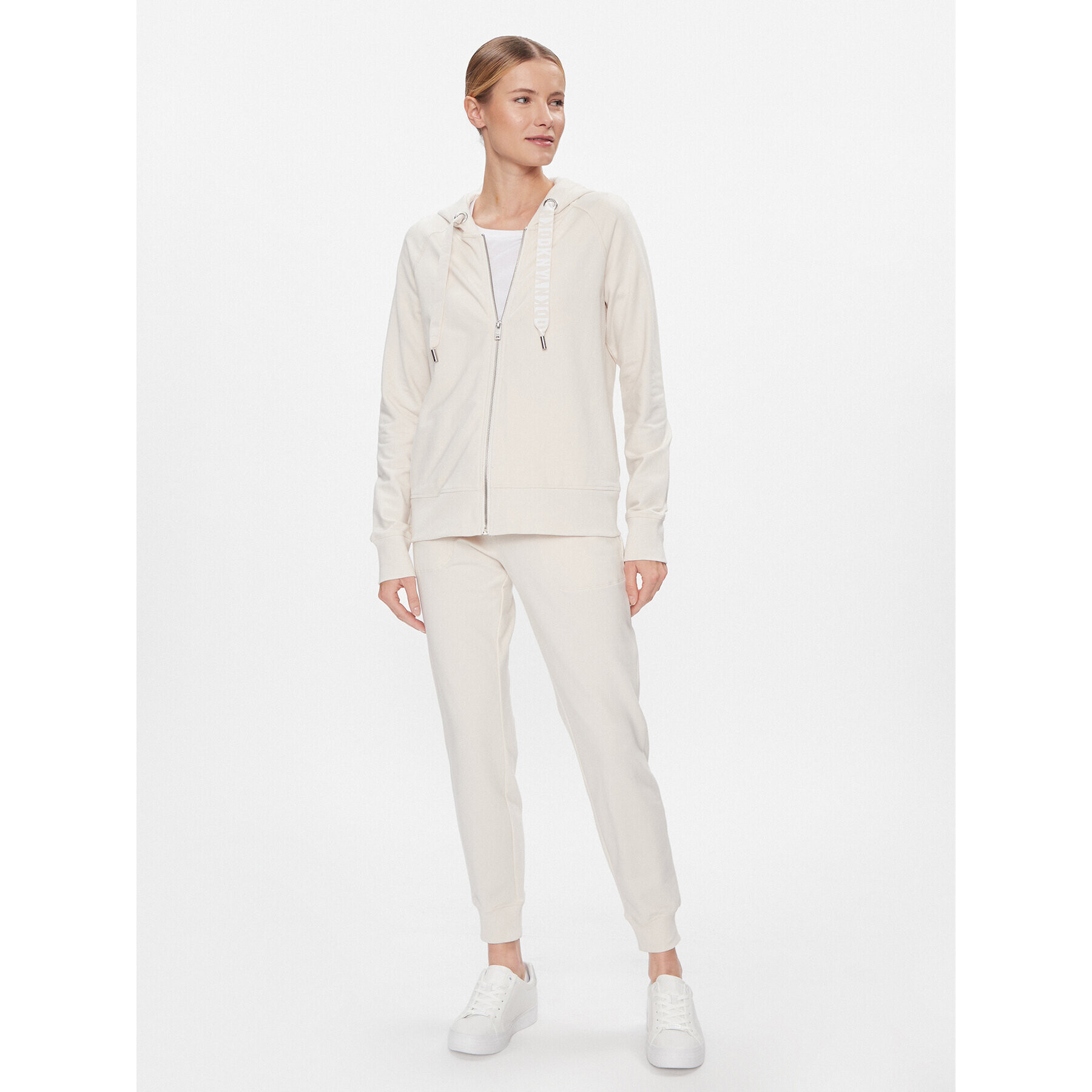DKNY Sport Долнище анцуг DP2P1917 Бежов Classic Fit - Pepit.bg