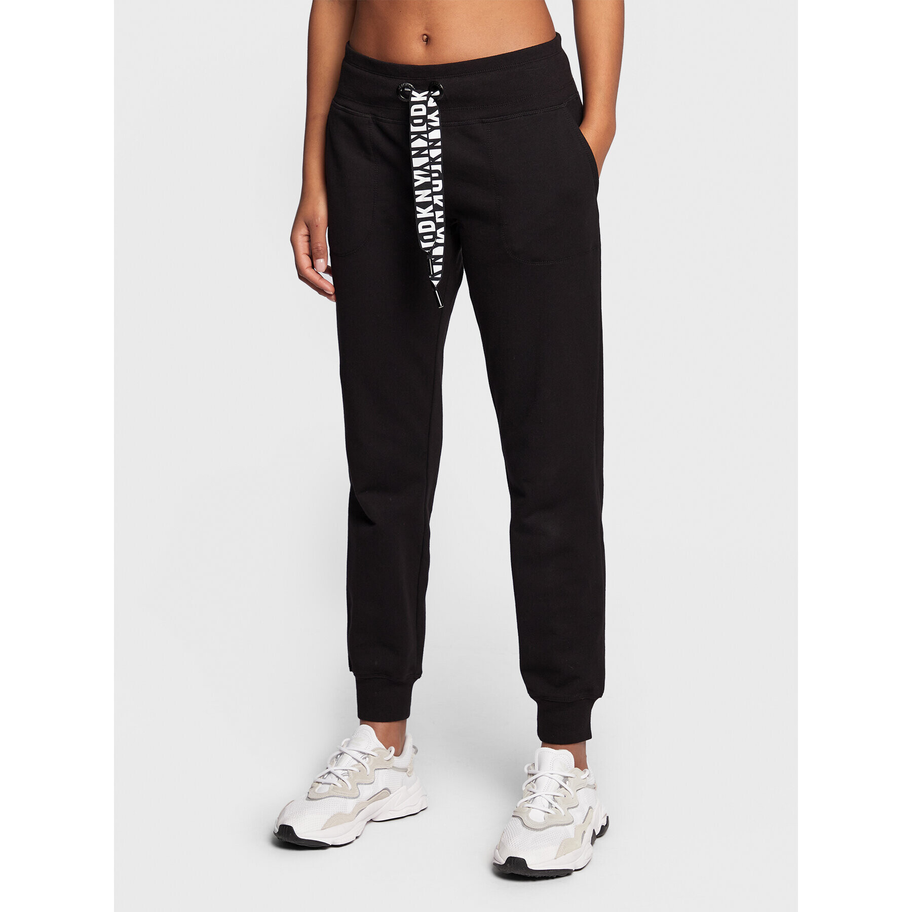 DKNY Sport Долнище анцуг DP2P1917 Черен Classic Fit - Pepit.bg