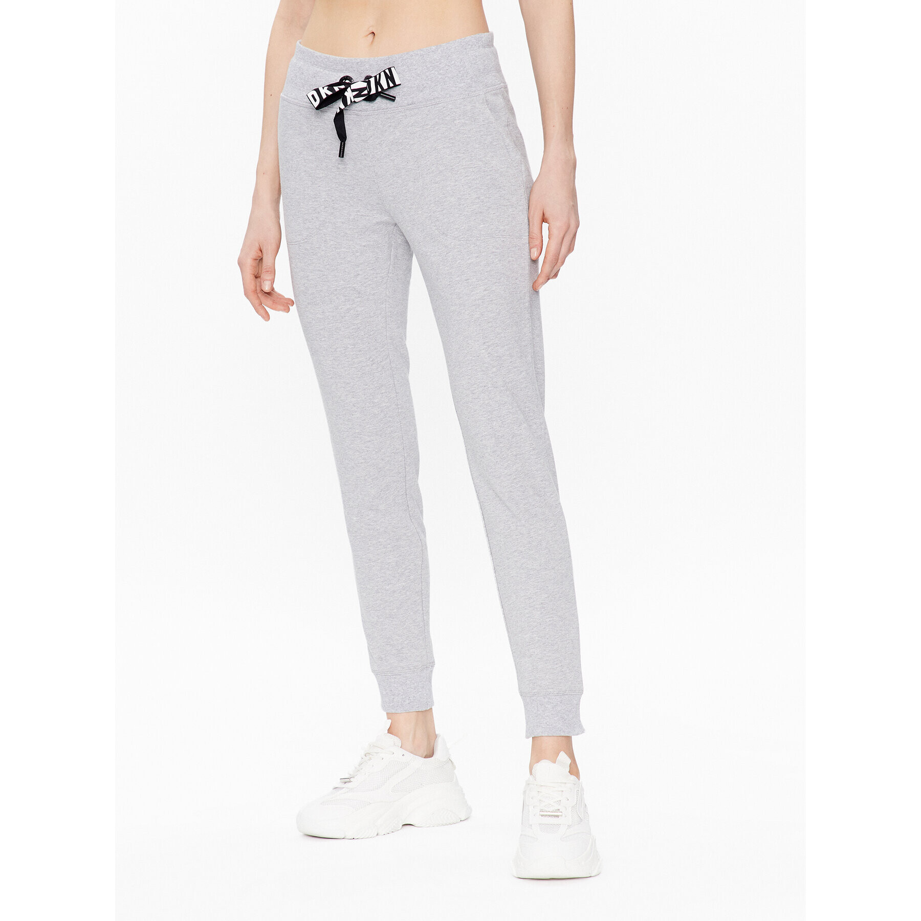 DKNY Sport Долнище анцуг DP2P1917 Сив Classic Fit - Pepit.bg