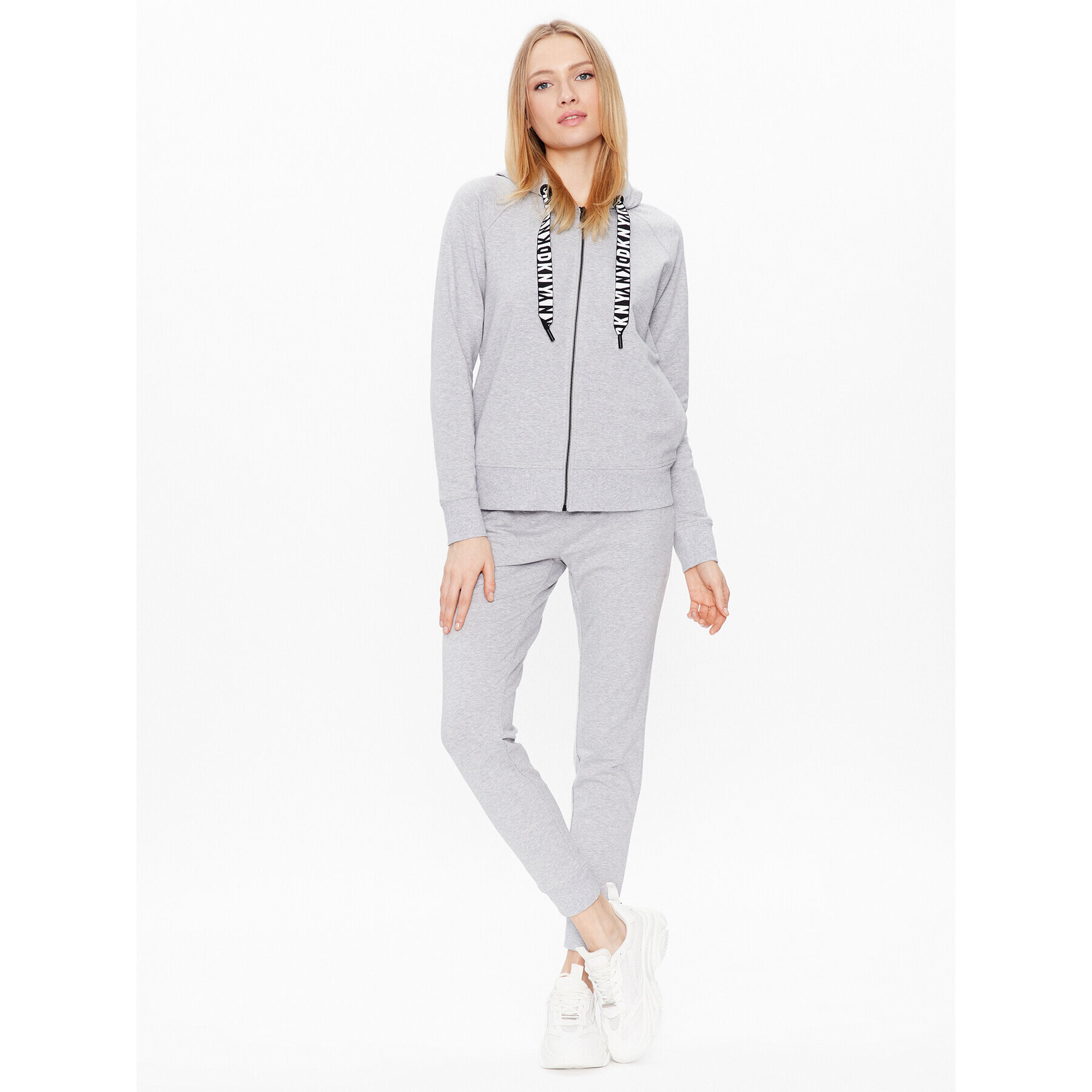 DKNY Sport Долнище анцуг DP2P1917 Сив Classic Fit - Pepit.bg