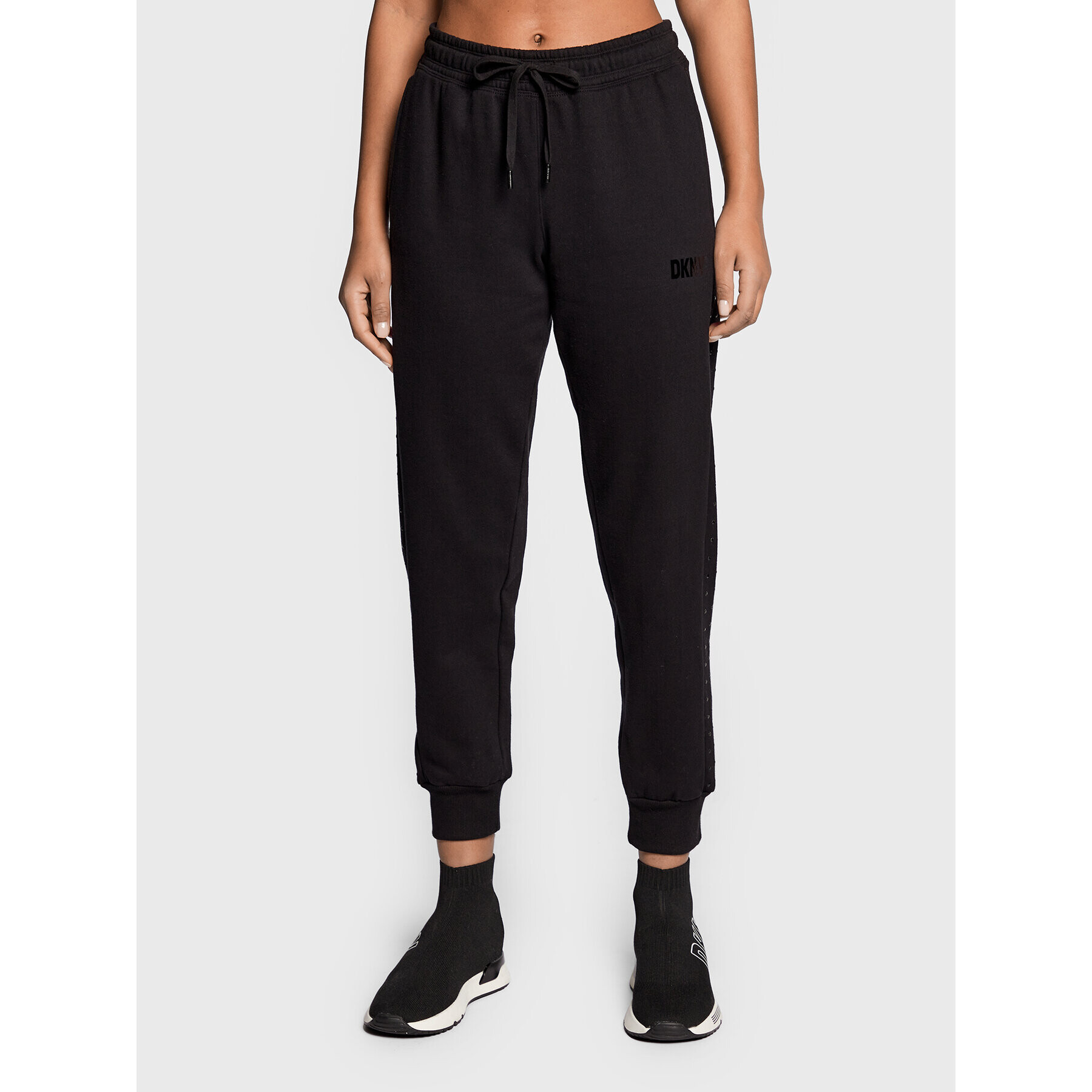 DKNY Sport Долнище анцуг DP2P2250 Черен Regular Fit - Pepit.bg
