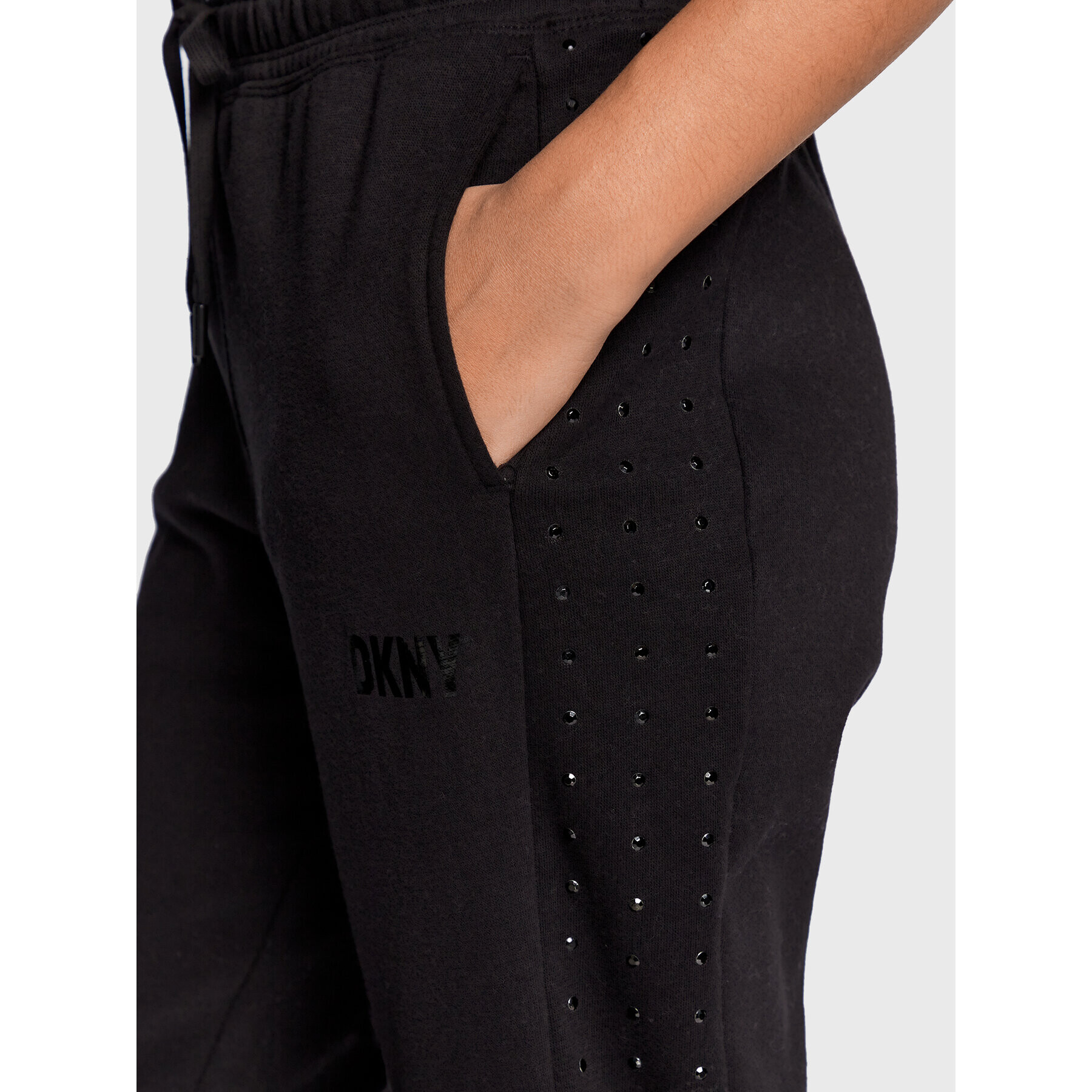 DKNY Sport Долнище анцуг DP2P2250 Черен Regular Fit - Pepit.bg