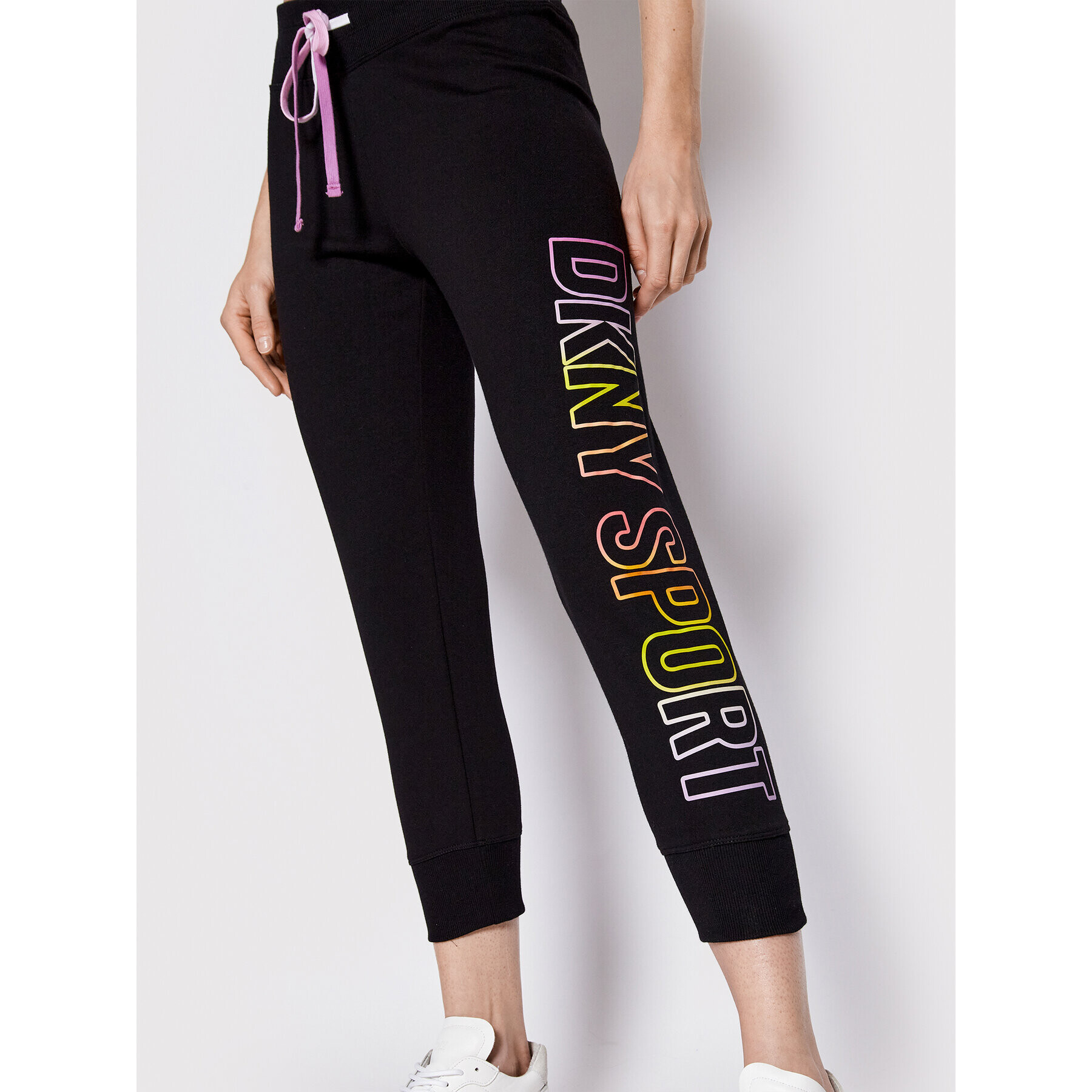 DKNY Sport Долнище анцуг DP2P2975 Черен Regular Fit - Pepit.bg