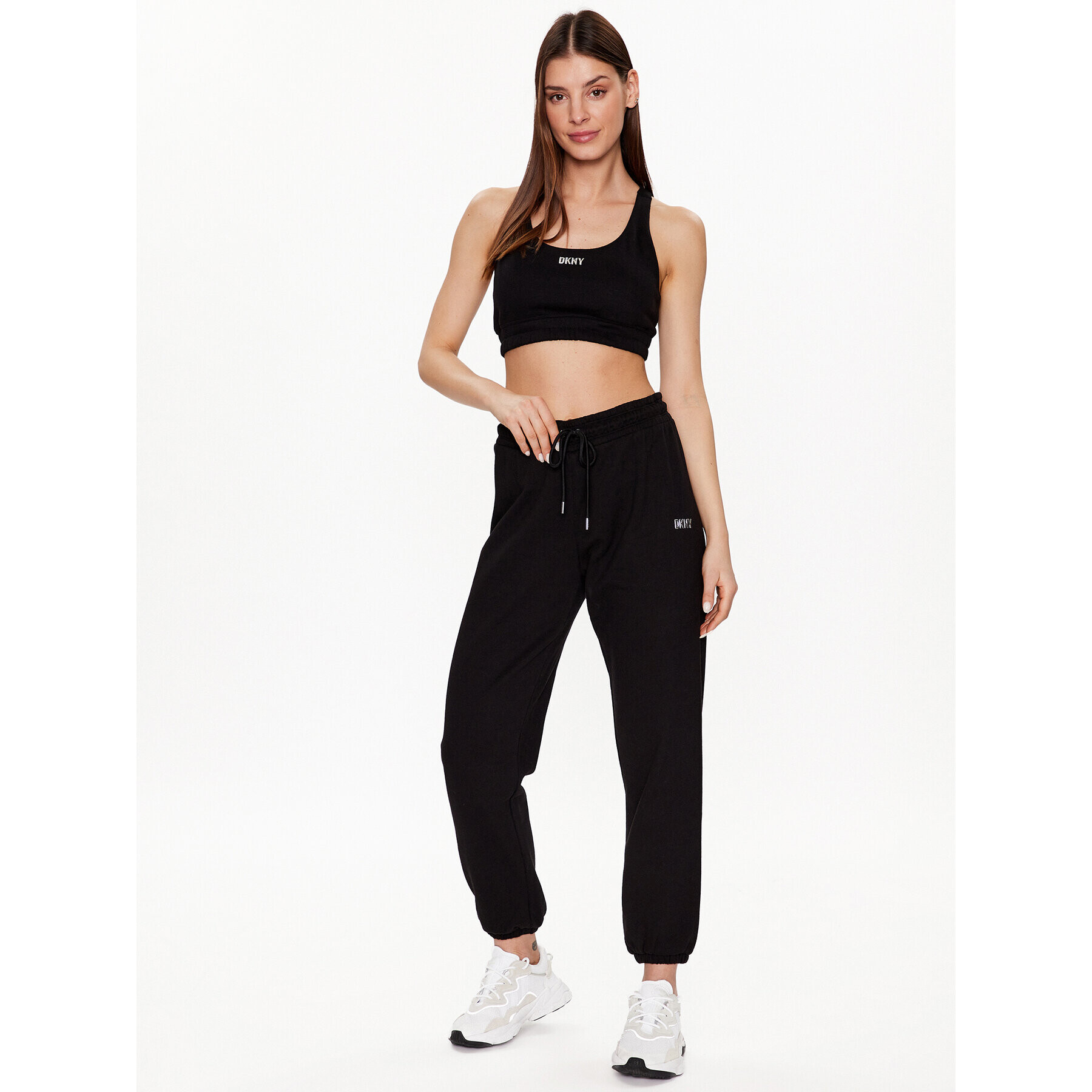 DKNY Sport Долнище анцуг DP2P3114 Черен Classic Fit - Pepit.bg