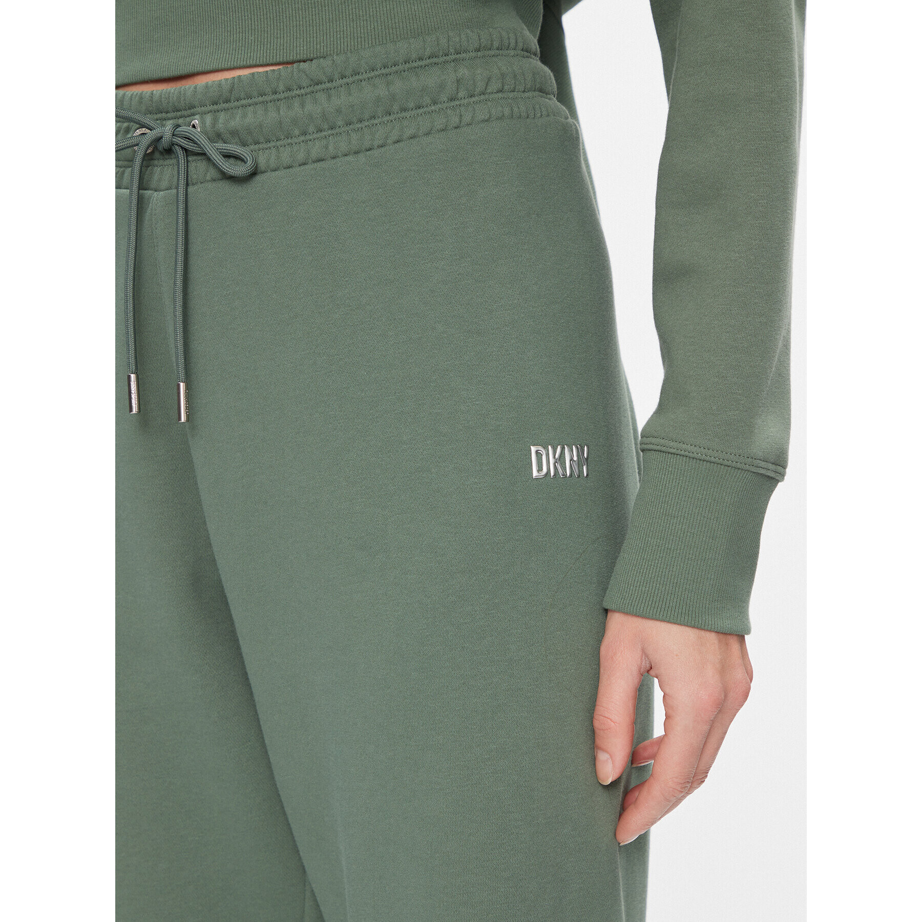 DKNY Sport Долнище анцуг DP2P3114 Зелен Classic Fit - Pepit.bg