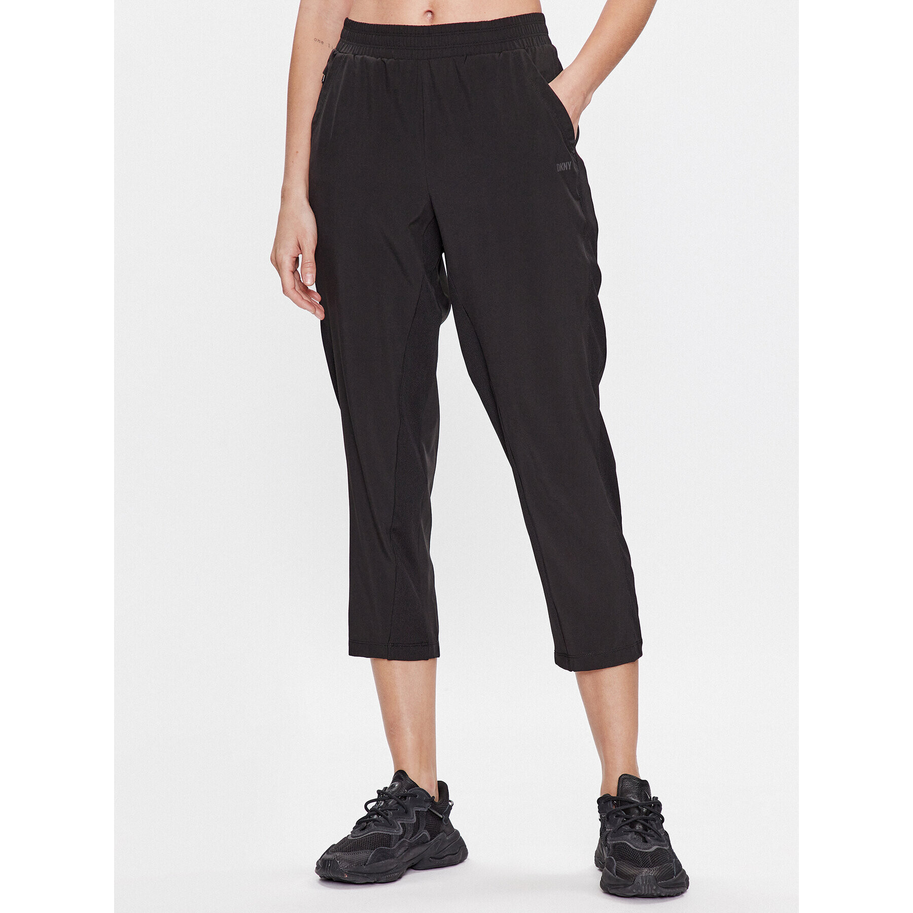 DKNY Sport Долнище анцуг DP3P3229 Черен Classic Fit - Pepit.bg