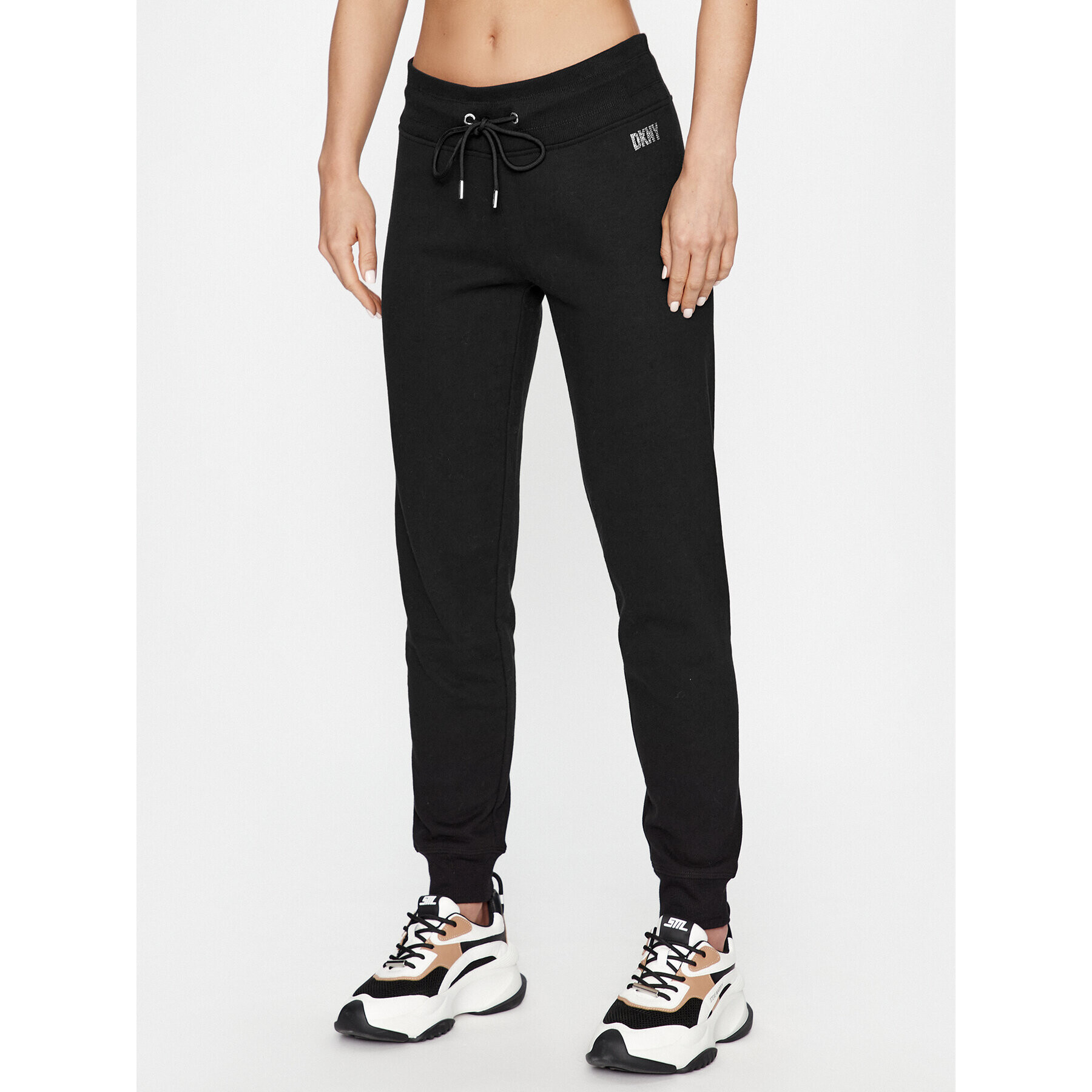 DKNY Sport Долнище анцуг DP3P3322 Черен Regular Fit - Pepit.bg