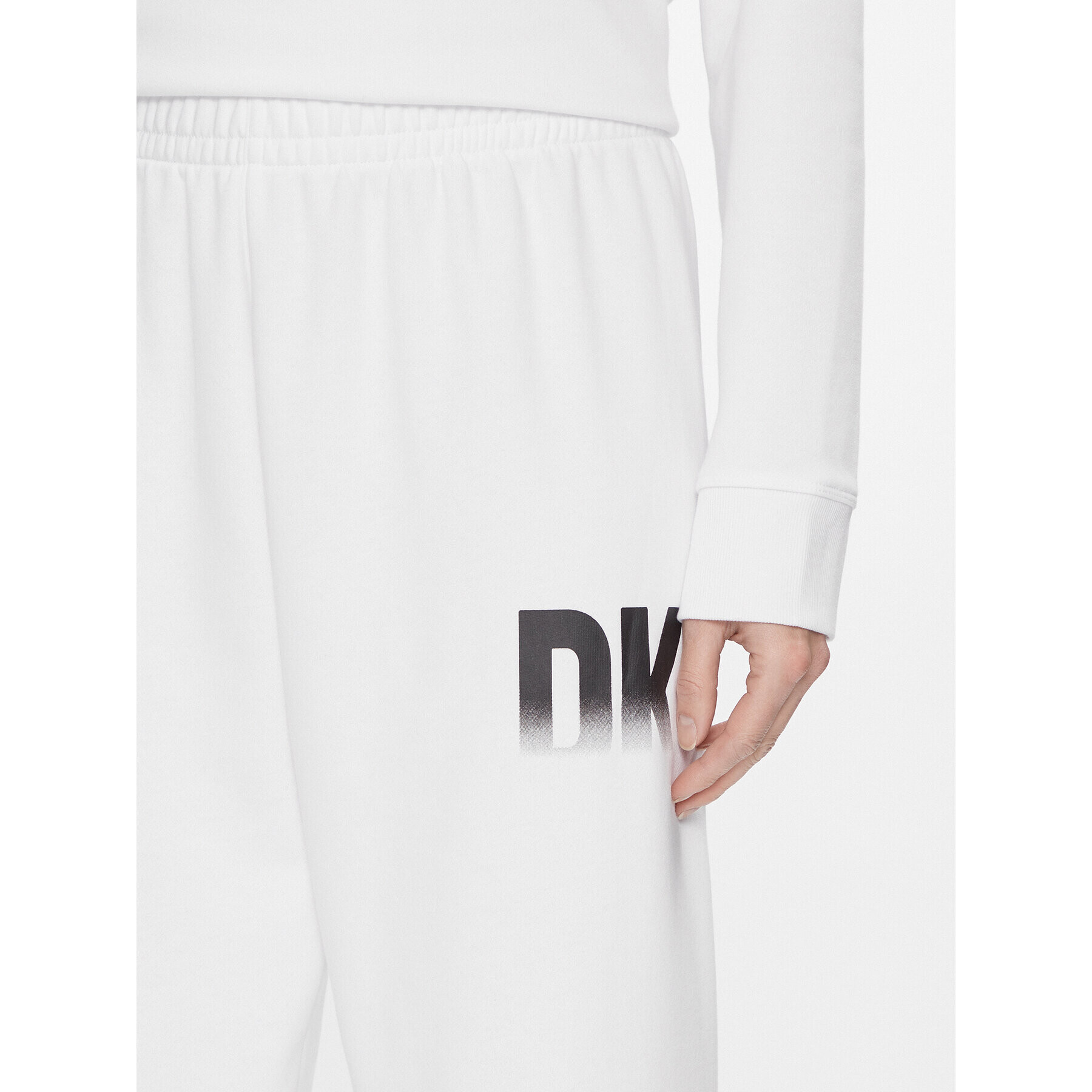 DKNY Sport Долнище анцуг DP3P3379 Бял Relaxed Fit - Pepit.bg