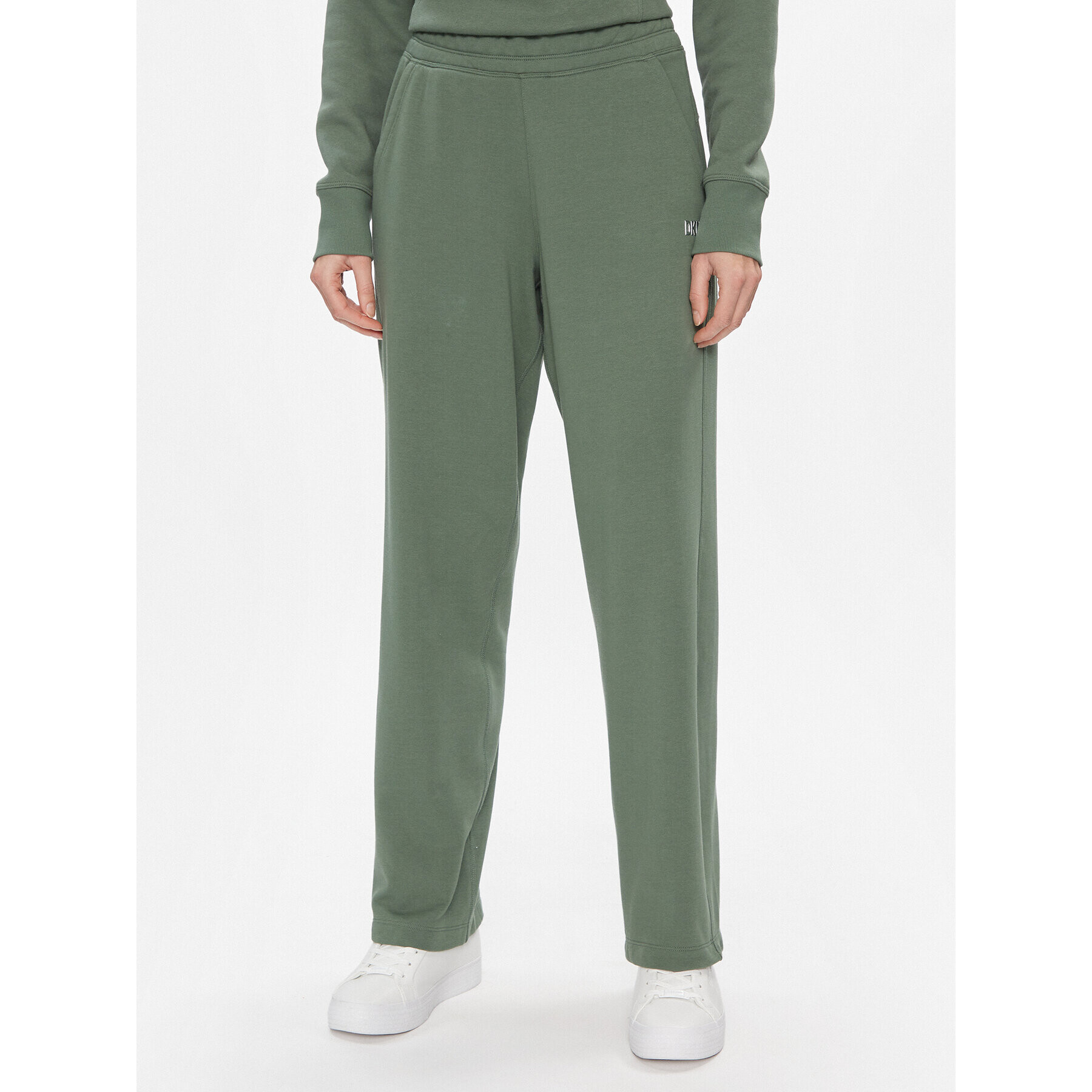 DKNY Sport Долнище анцуг DP3P3406 Зелен Wide Leg - Pepit.bg
