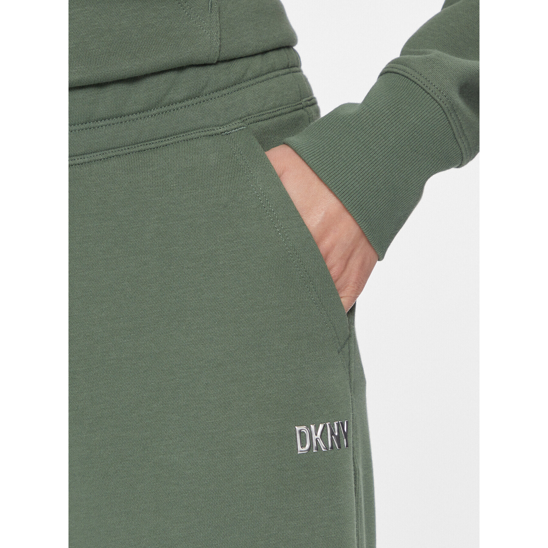 DKNY Sport Долнище анцуг DP3P3406 Зелен Wide Leg - Pepit.bg