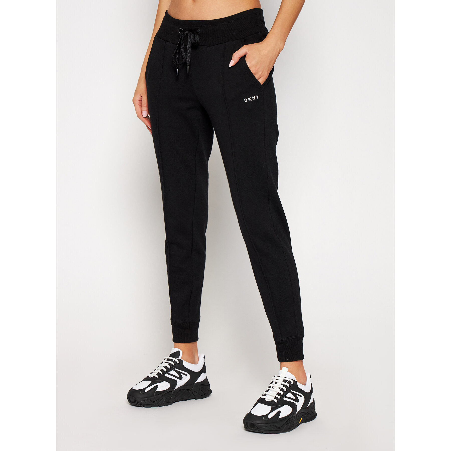 DKNY Sport Долнище анцуг DP0P2513 Черен Regular Fit - Pepit.bg