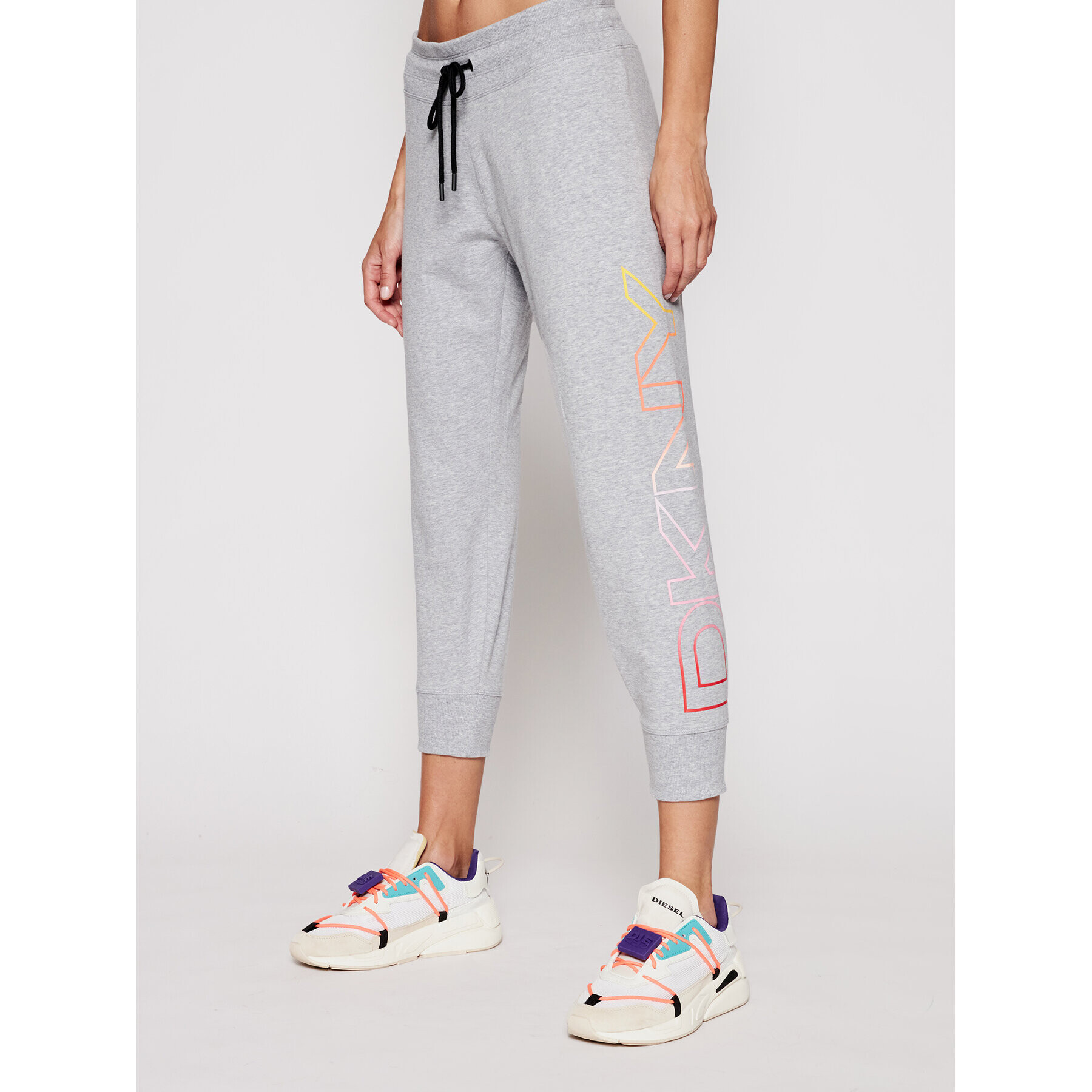 DKNY Sport Долнище анцуг DP1P2622 Сив Regular Fit - Pepit.bg