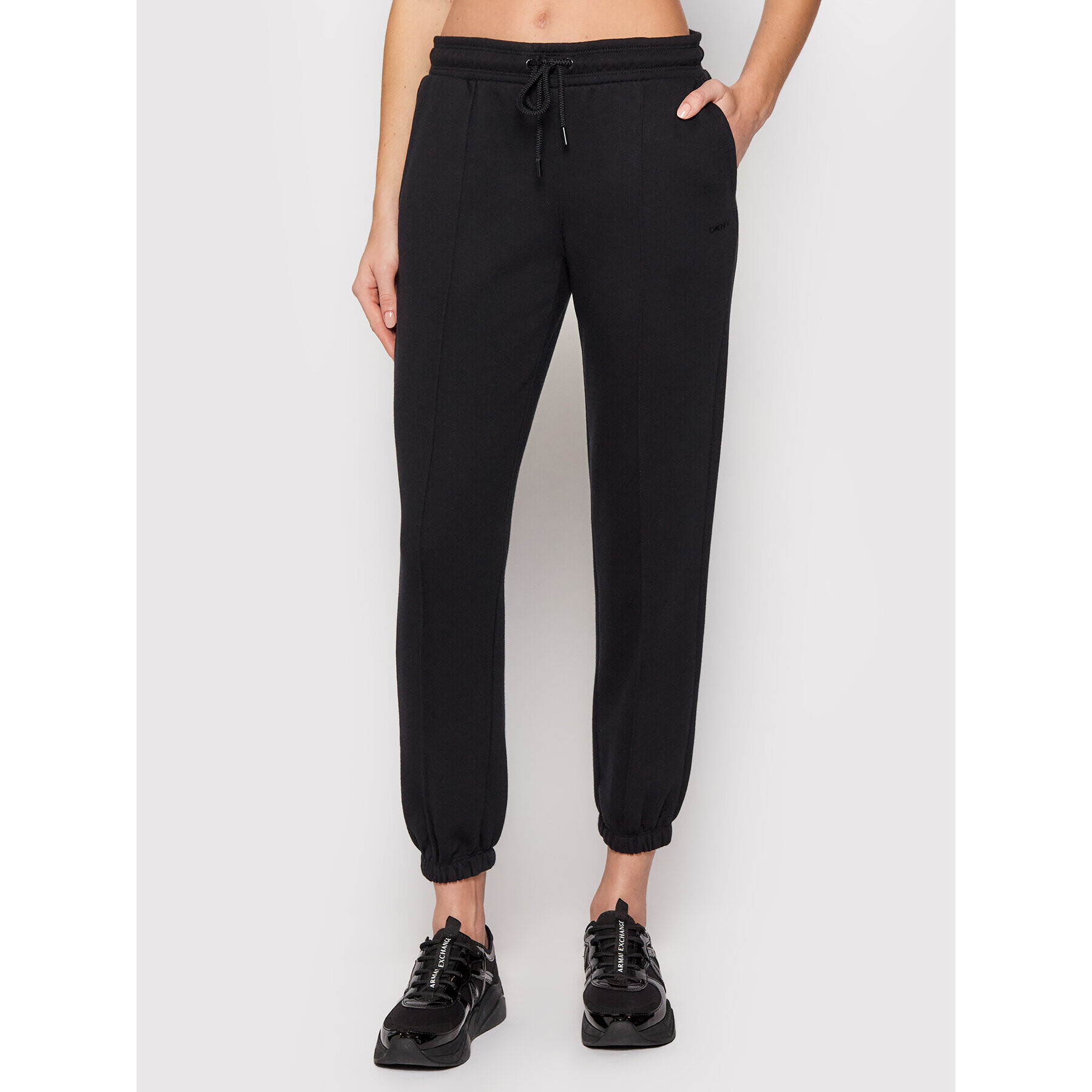 DKNY Sport Долнище анцуг DP1P2743 Черен Regular Fit - Pepit.bg