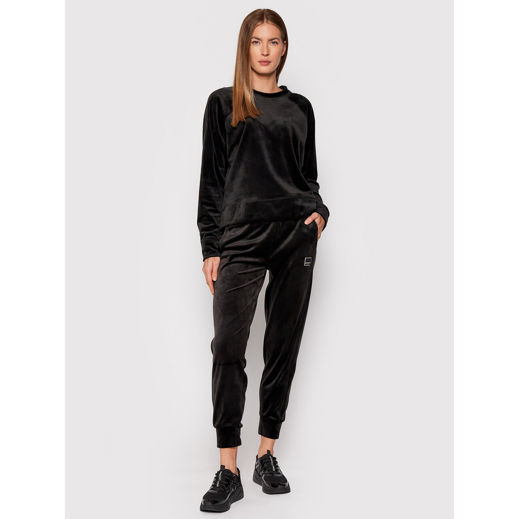 DKNY Sport Долнище анцуг DP1P2745 Черен Regular Fit - Pepit.bg