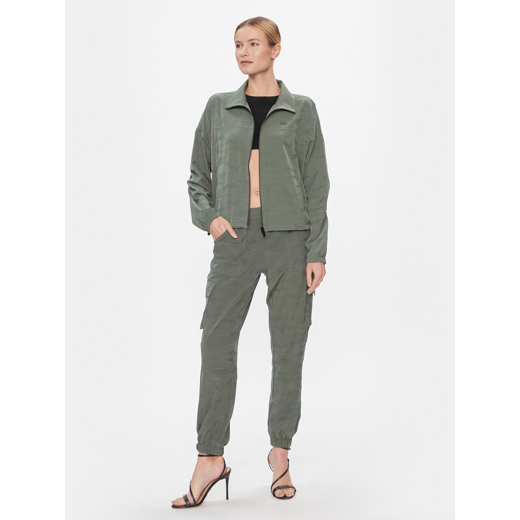 DKNY Sport Джогъри DP3P3383 Зелен Regular Fit - Pepit.bg