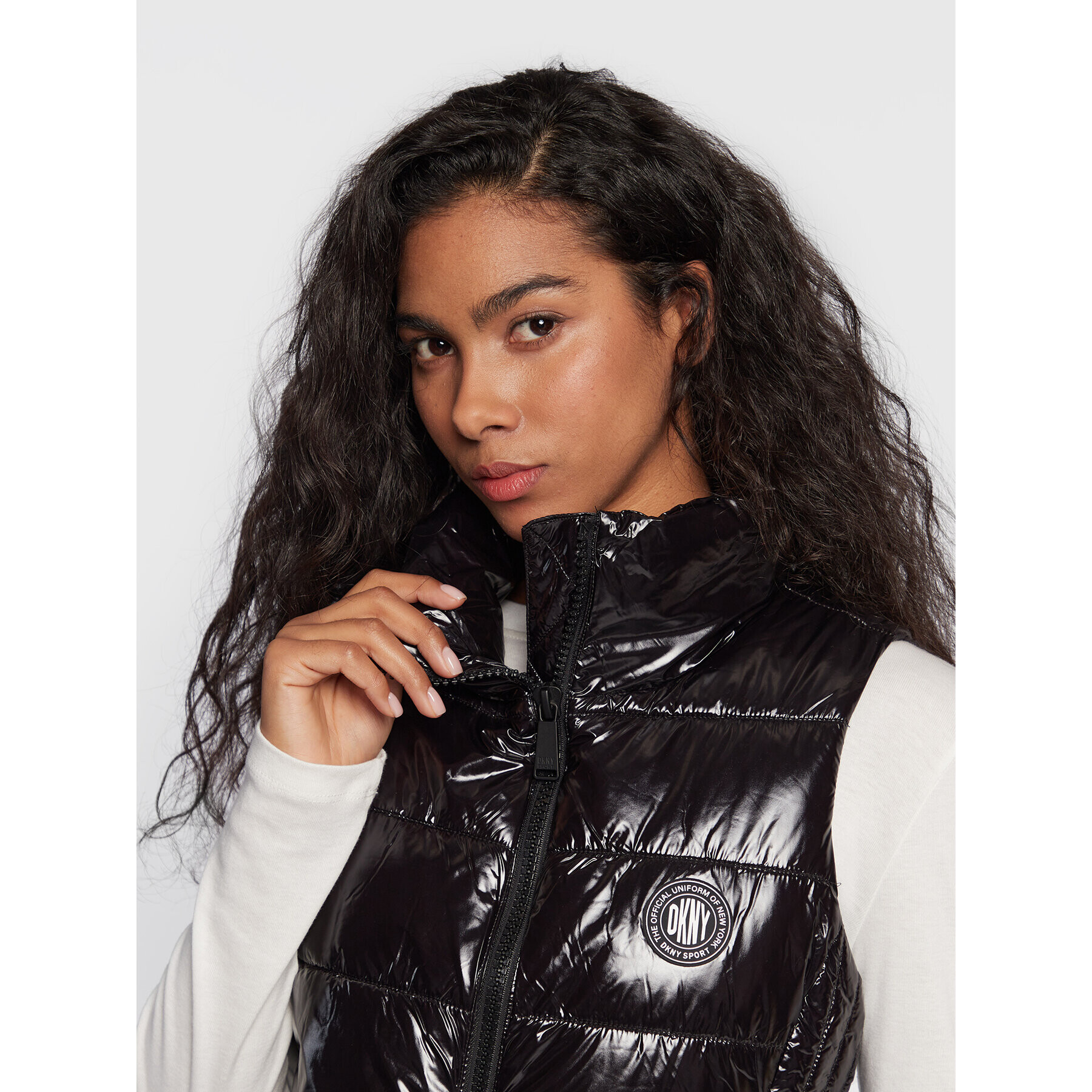 DKNY Sport Елек DP2V3110 Черен Regular Fit - Pepit.bg