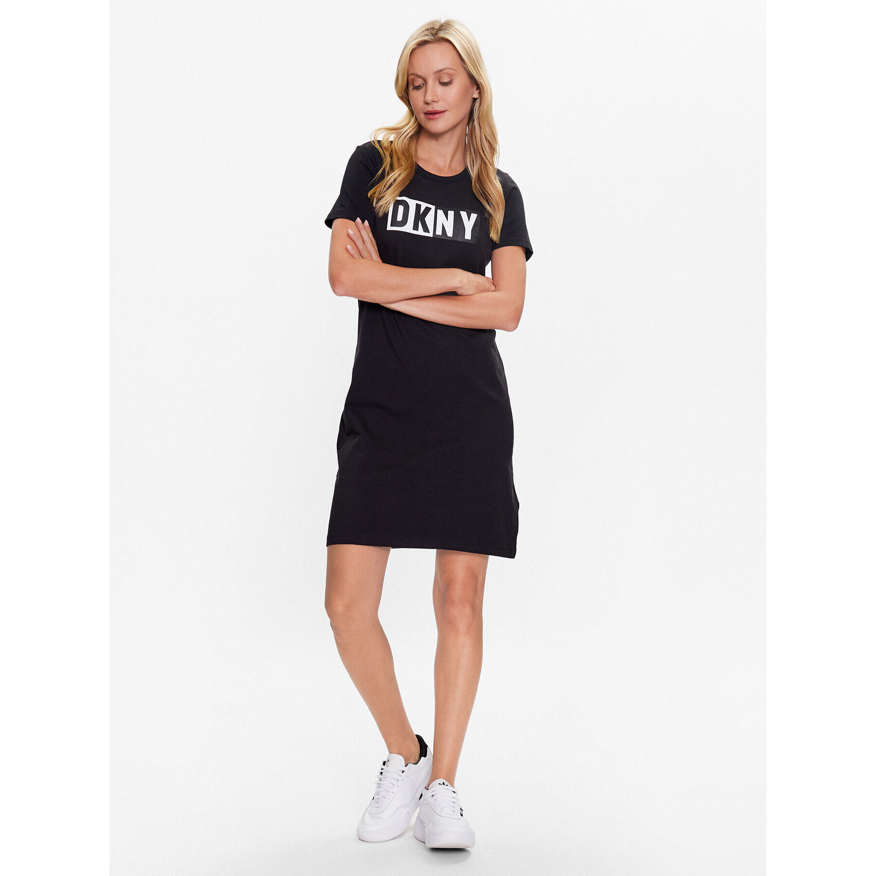 DKNY Sport Ежедневна рокля DP2D4261 Черен Classic Fit - Pepit.bg